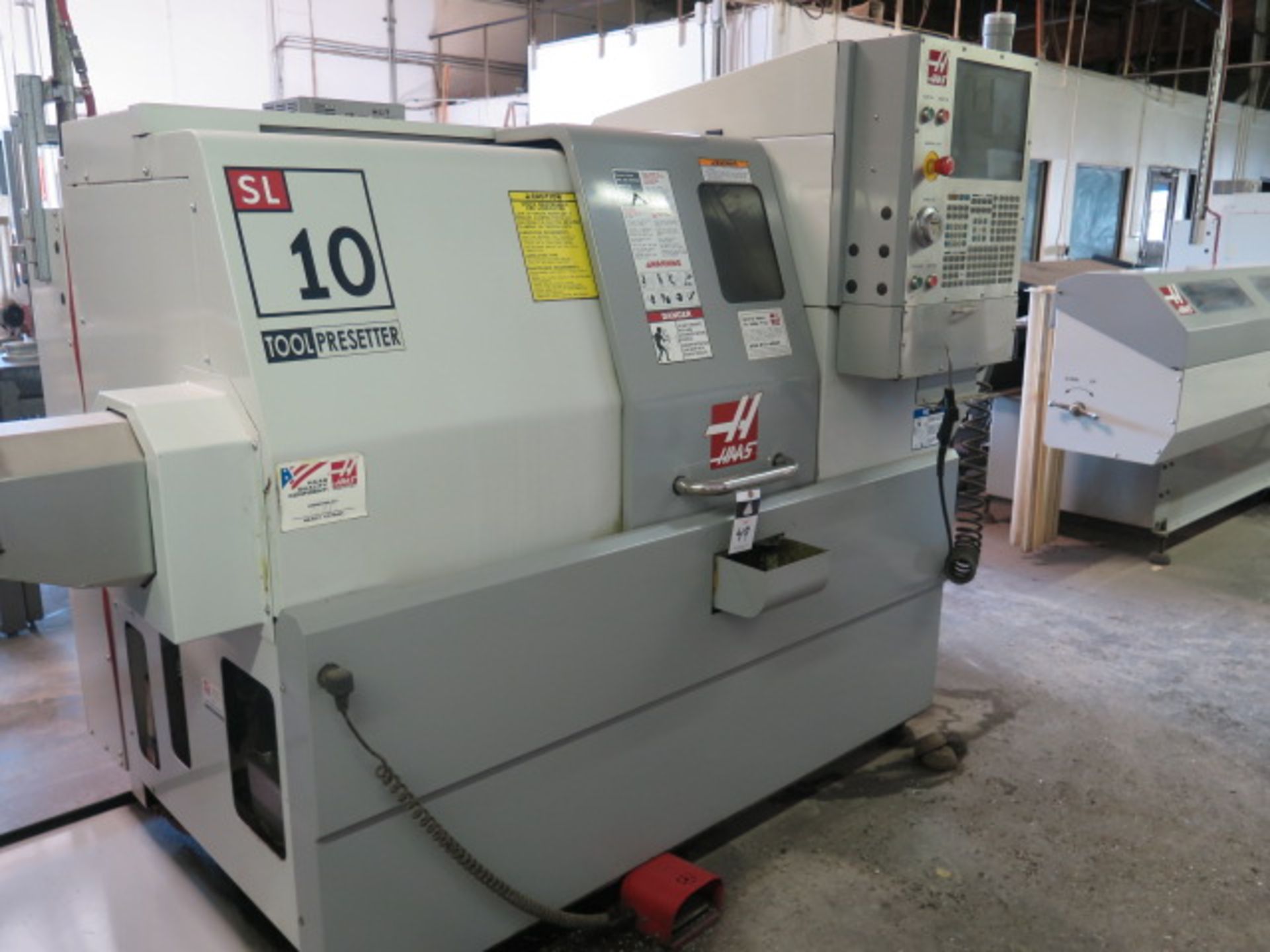 2006 Haas SL-10 CNC Turning Center s/n 3075023, Tool Presetter, 12-Station Turret, SOLD AS IS - Image 3 of 13