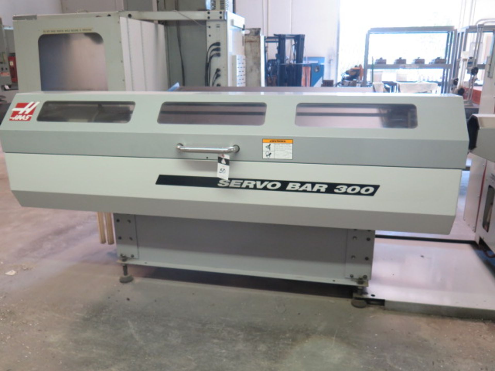 Haas Servobar 300 Automatic Bar Loader / Feeder s/n 92046 w/ Spindle Liner Set (SOLD AS-IS - NO WARR