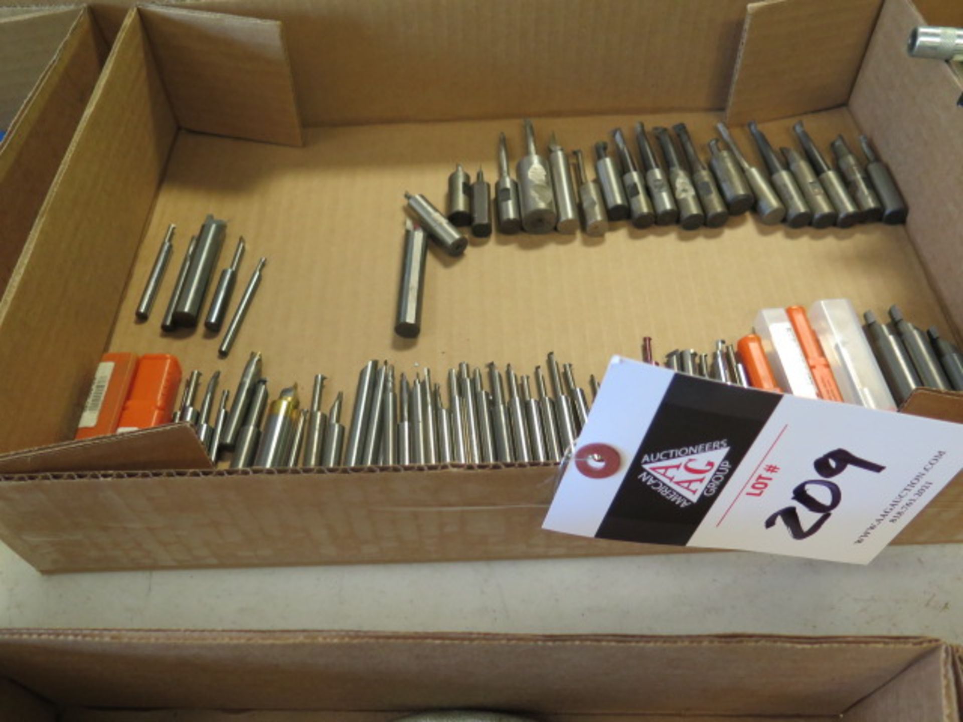 Carbide Boring Bars and Carbide Tipped Boring Bars (SOLD AS-IS - NO WARRANTY)