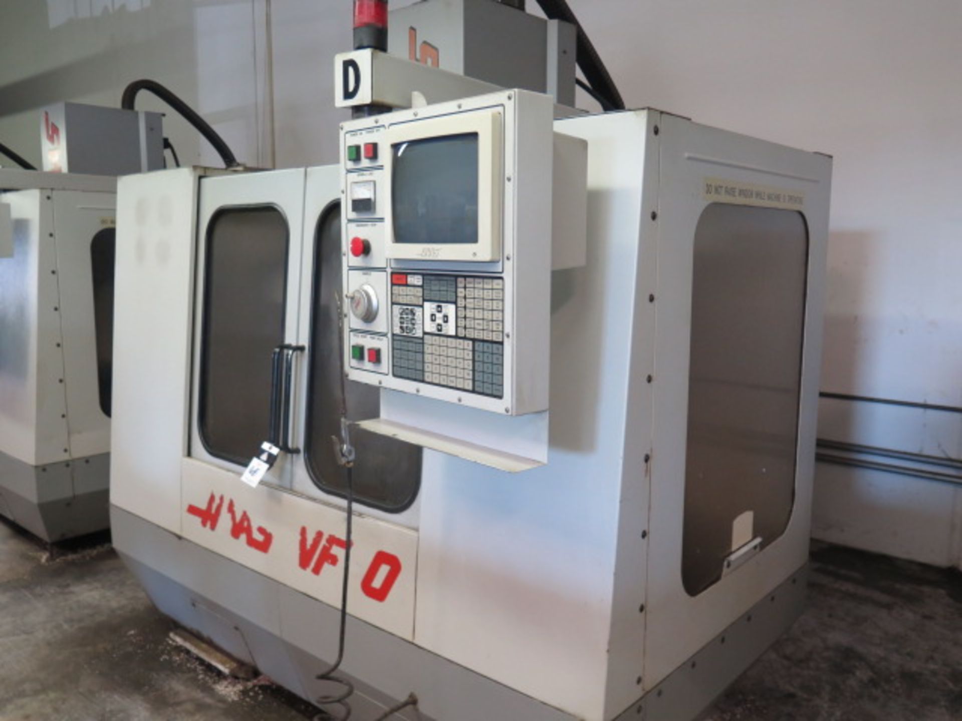 1995 Haas VF-0 CNC VMC s/n 4162 w/ Haas Controls, 20-Station ATC, CAT-40 Taper, SOLD AS IS - Image 2 of 17