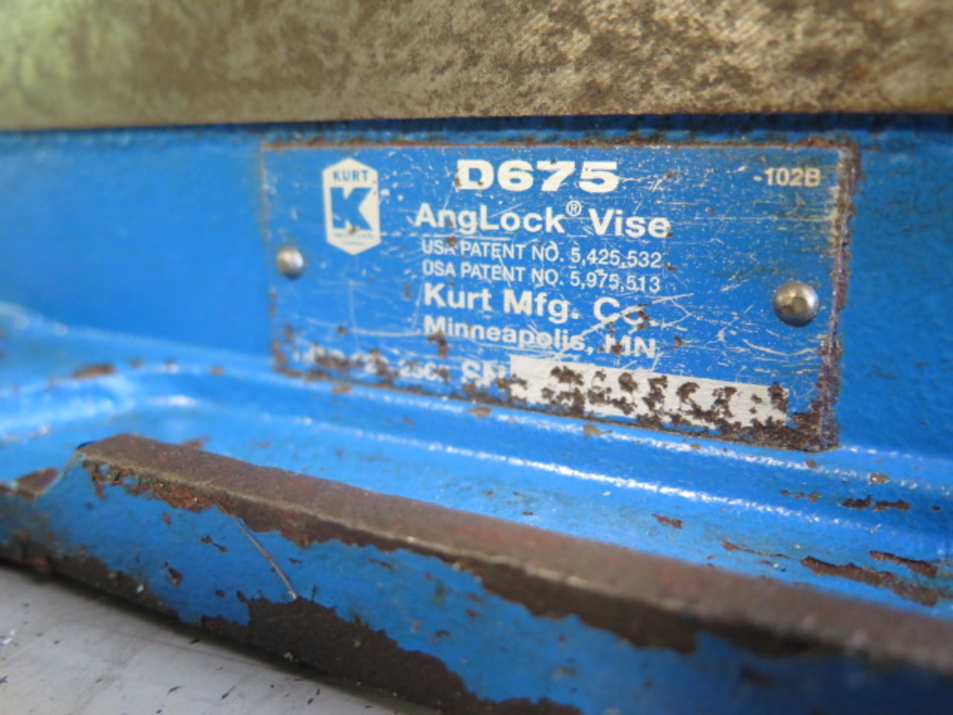 Kurt D675 6" Angle-Lock Vise (SOLD AS-IS - NO WARRANTY) - Image 5 of 5