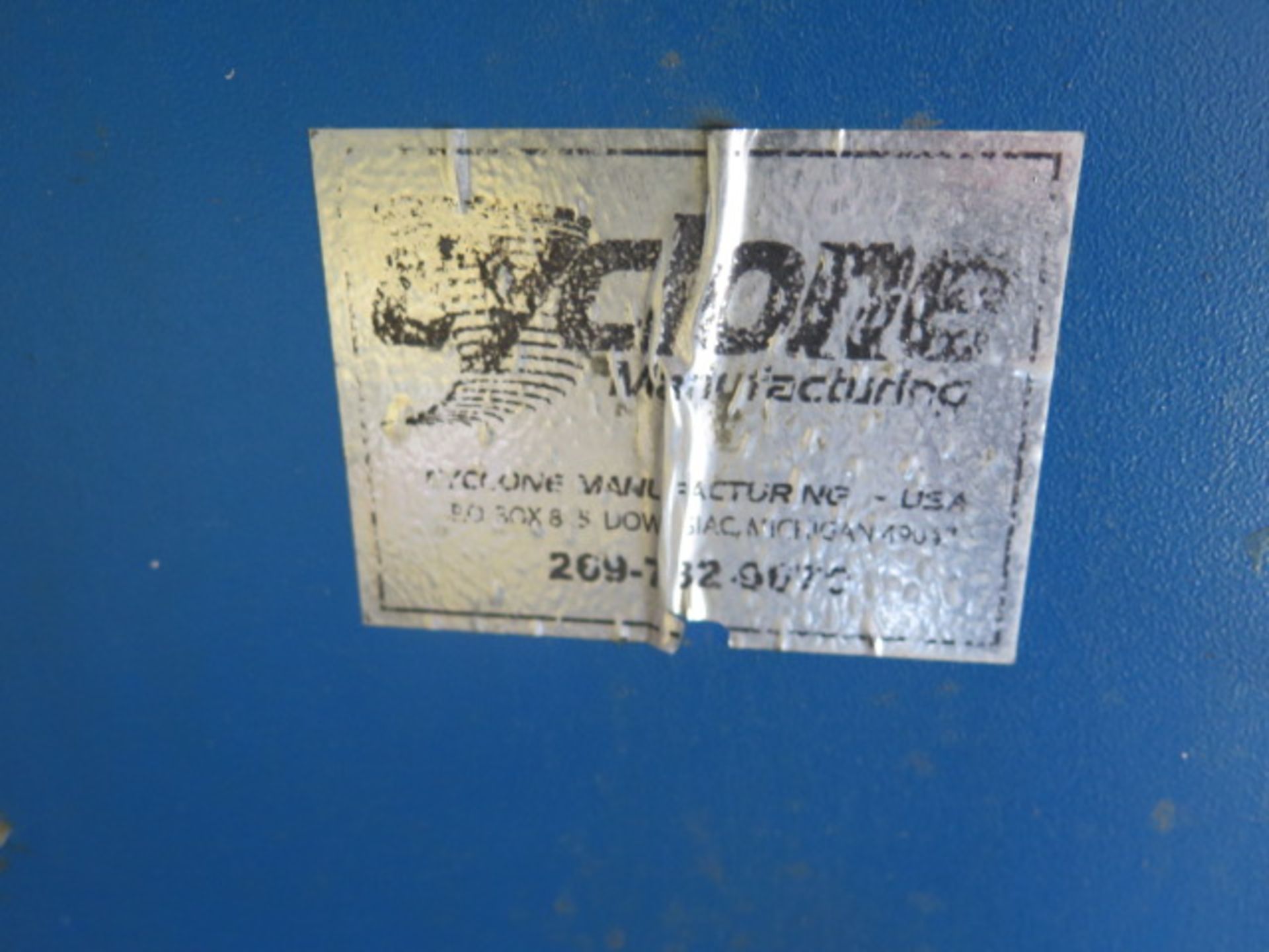 Cyclone Dry Blast Cabinet w/ Dust Collector (SOLD AS-IS - NO WARRANTY) - Image 3 of 6