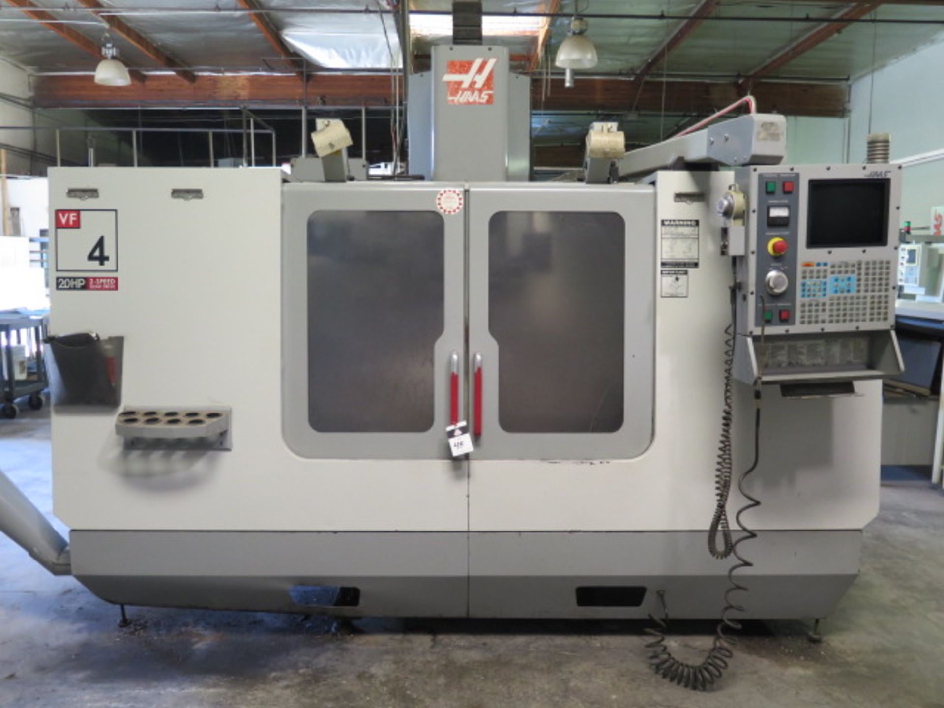 2002 Haas VF-4B CNC VMCs/n 28982 w/ Haas Controls, Hand Wheel, 20-Station ATC, SOLD AS IS