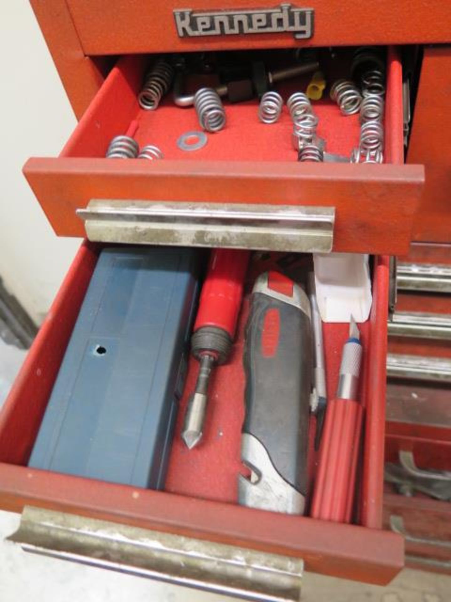 Kennedy/Lumidor Roll-A-Way Tool Box w/ Tools (SOLD AS-IS - NO WARRANTY) - Image 5 of 11