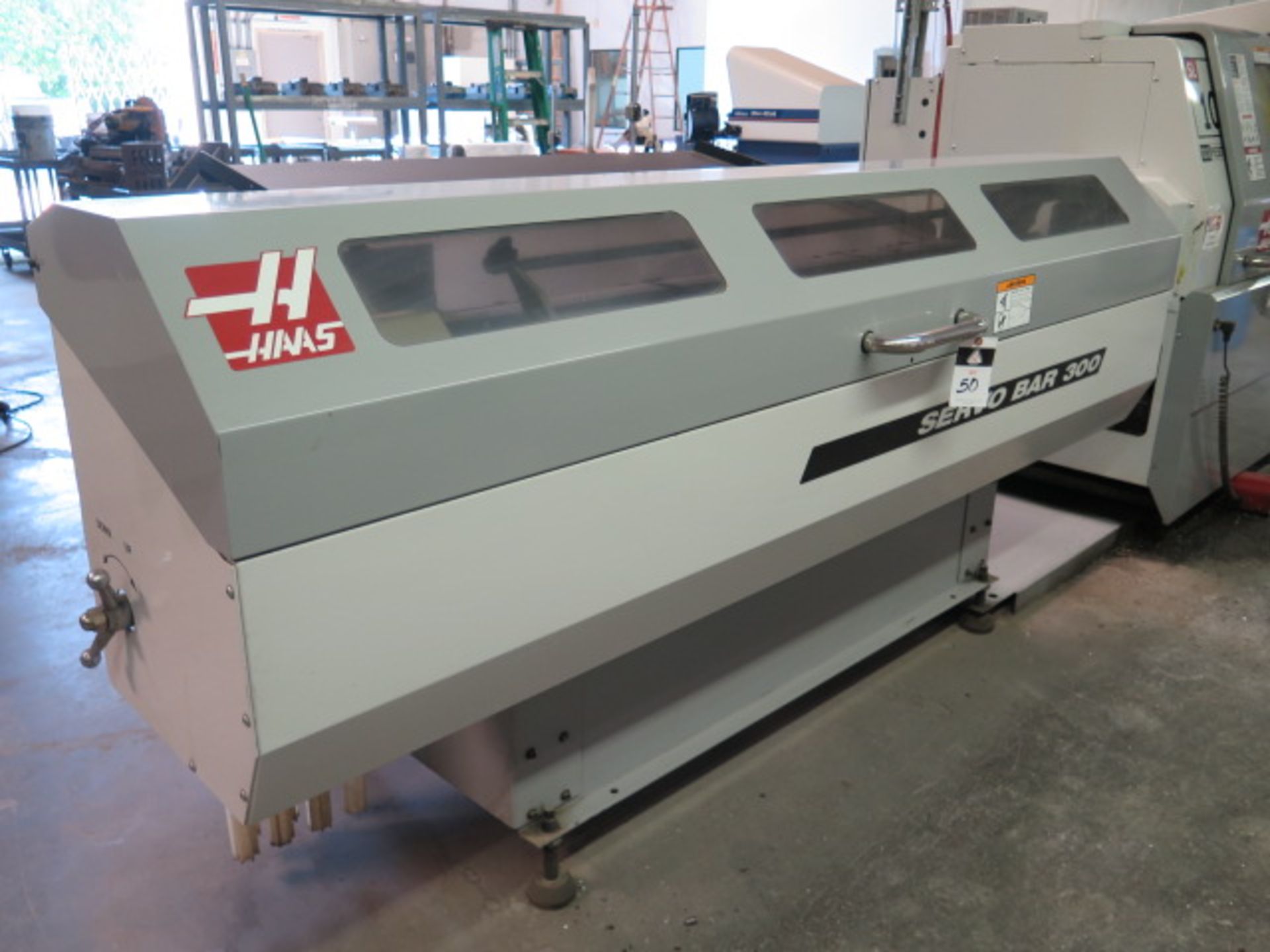Haas Servobar 300 Automatic Bar Loader / Feeder s/n 92046 w/ Spindle Liner Set (SOLD AS-IS - NO WARR - Image 3 of 11
