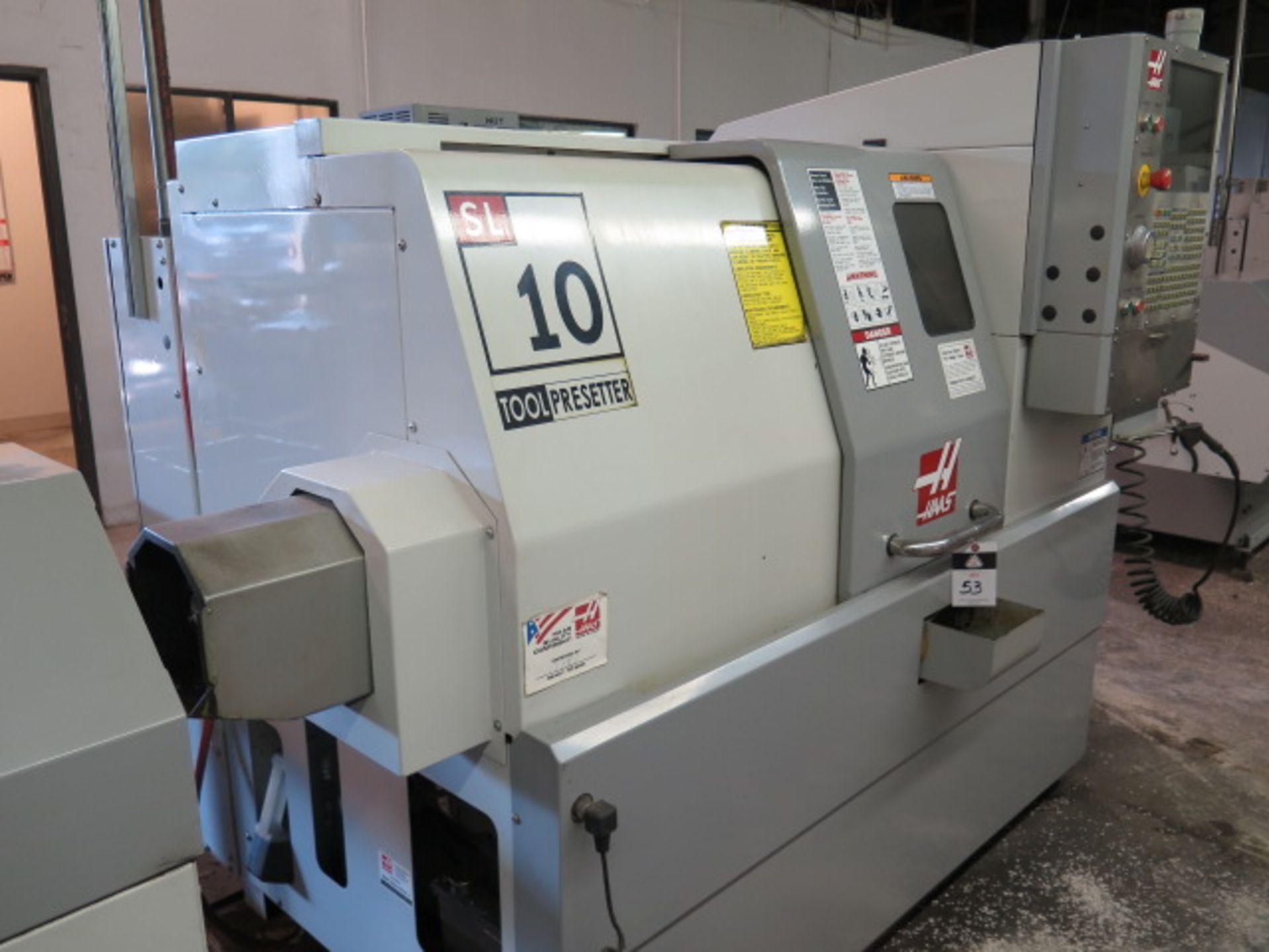 2006 Haas SL-10 CNC Turning Center s/n 3075242, Tool Presetter, 12-Station Turret, SOLD AS IS - Image 3 of 13