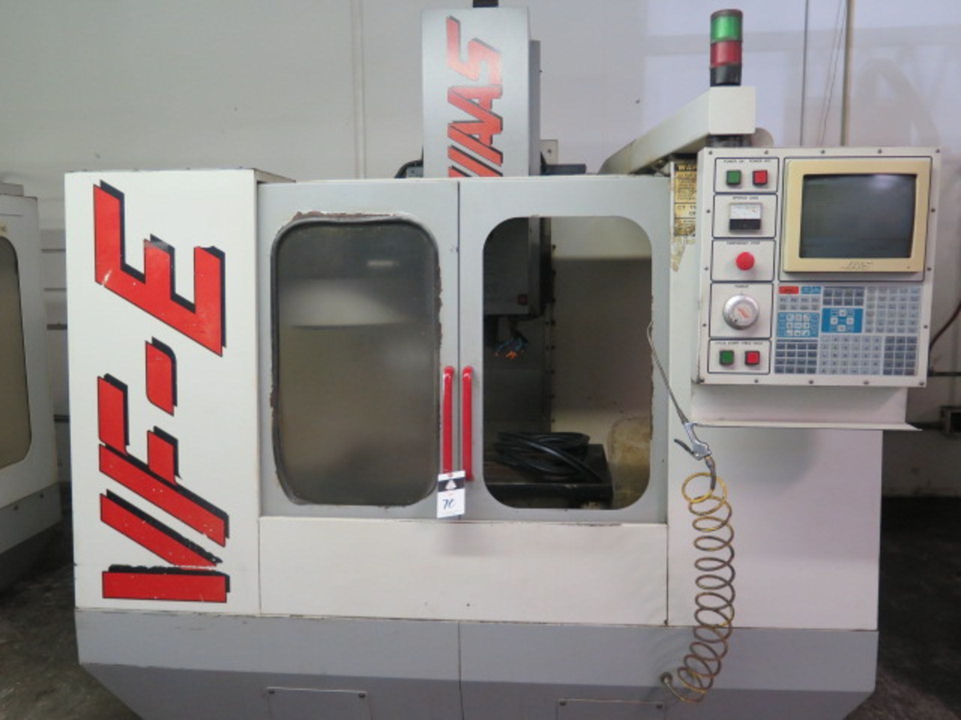 1996 Haas VF-E CNC VMC s/n 7725 w/ Haas Controls, 20-Station ATC, CAT-40 Taper, SOLD AS IS