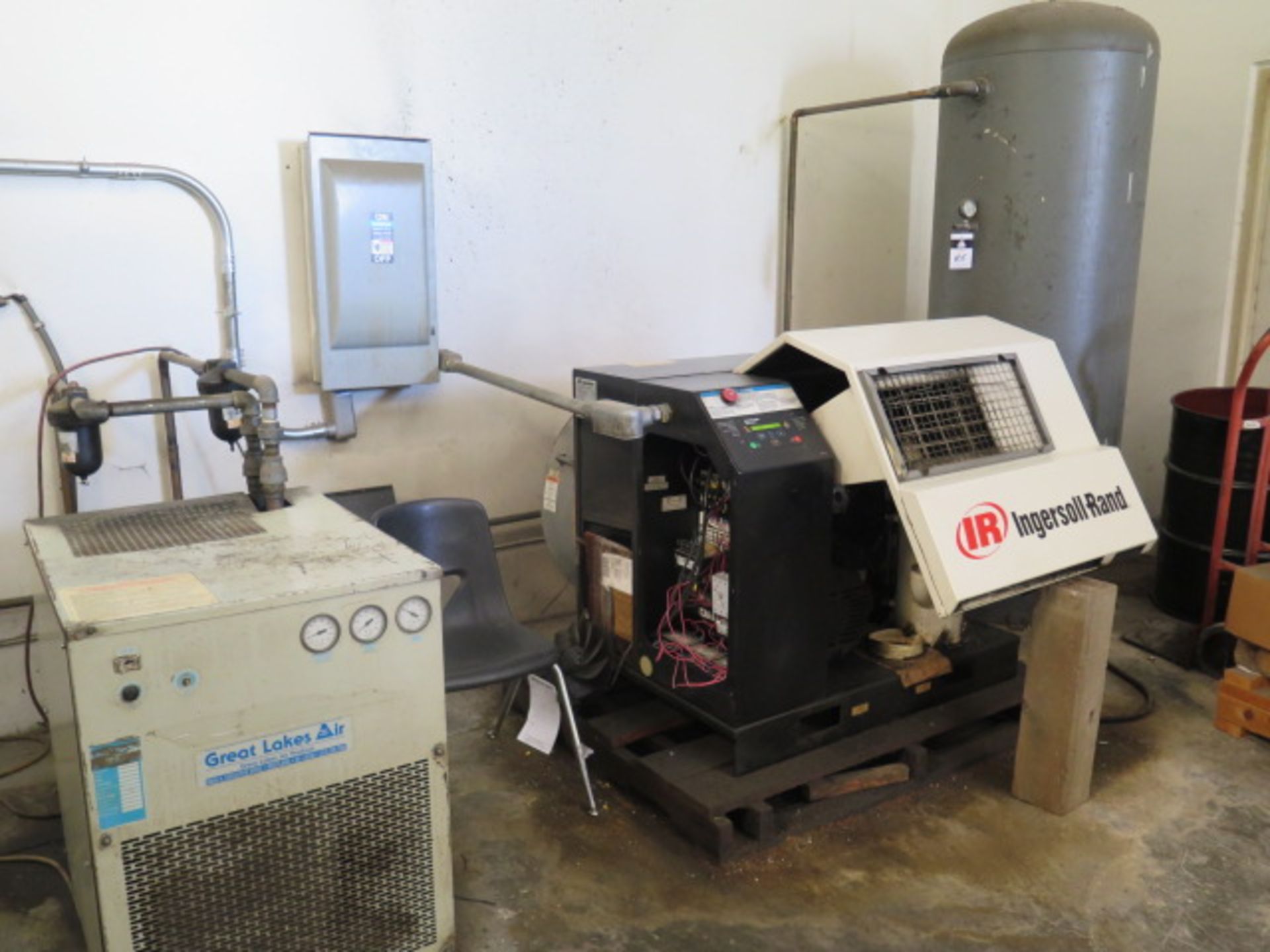 Ingersoll Rand SSR-EP-25 25Hp Rotary Air Comps/n JX4790U02103 w/ Intellisys Dig Controls, SOLD AS IS