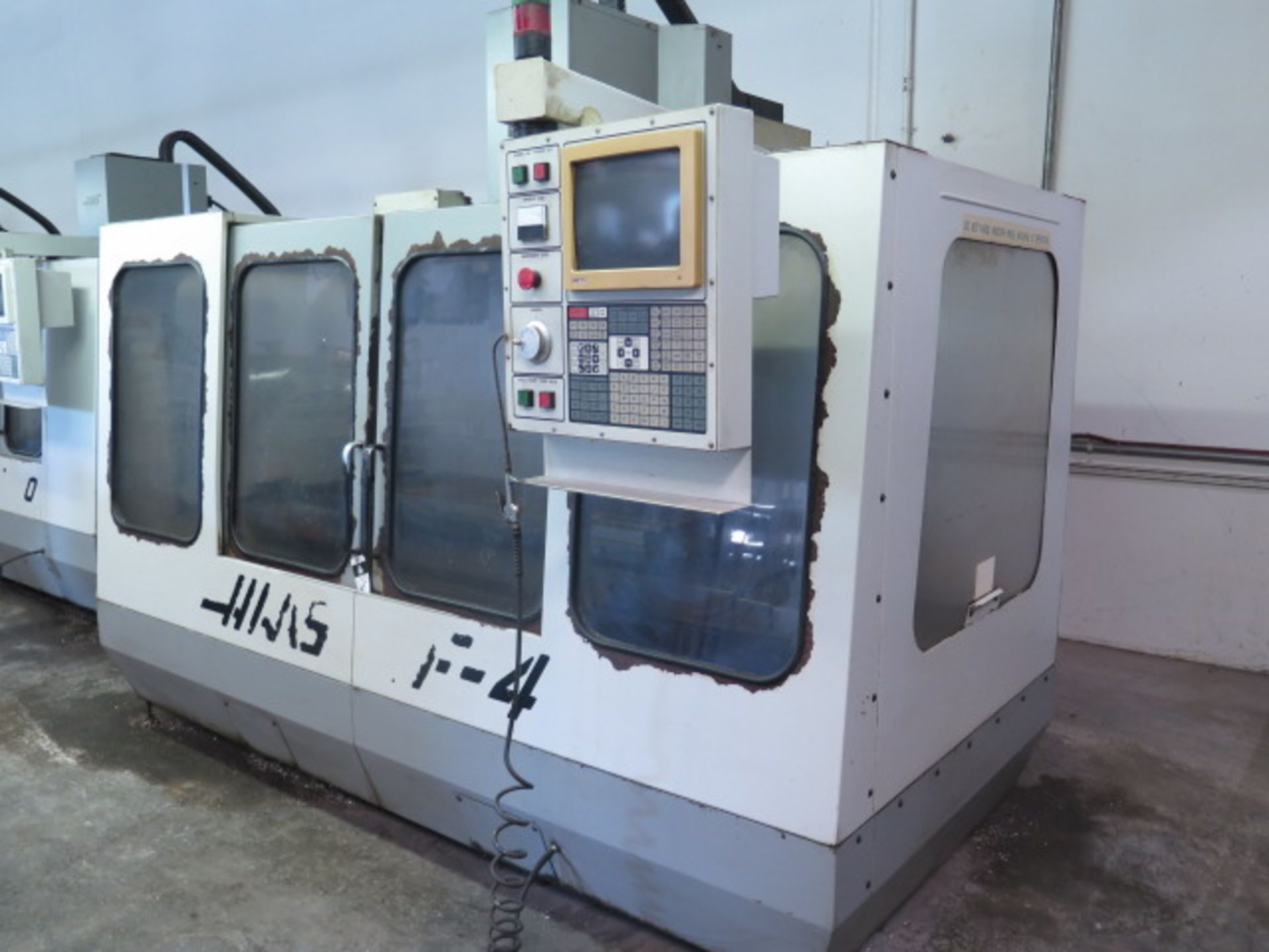 1994 Haas VF-4 CNC VMC s/n 3565 w/ Haas Controls, 20-Station ATC, CAT-40 Taper, SOLD AS IS - Image 2 of 15