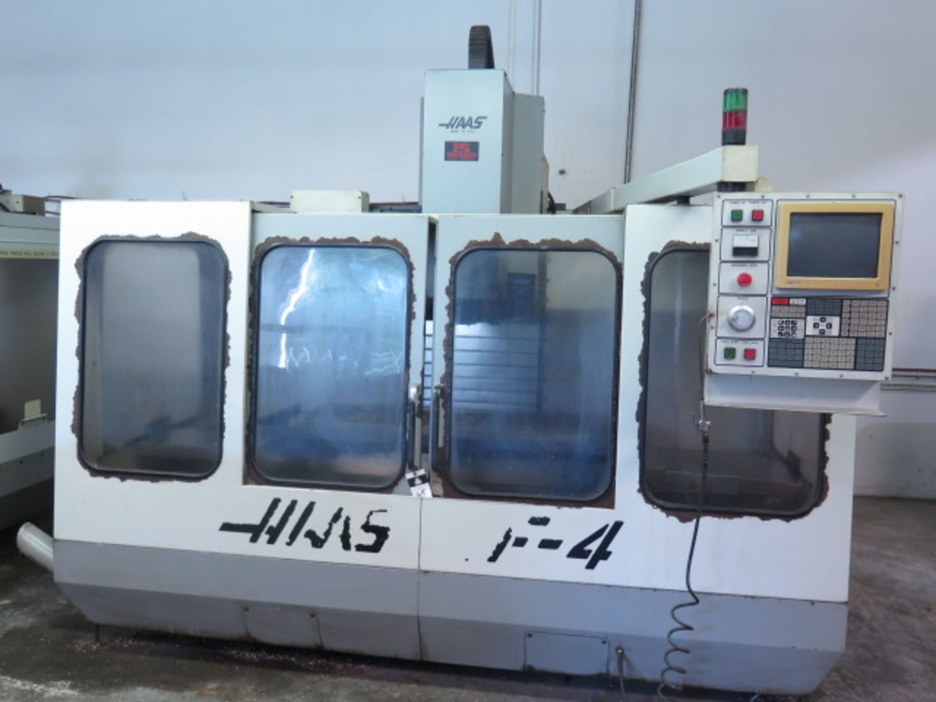 1994 Haas VF-4 CNC VMC s/n 3565 w/ Haas Controls, 20-Station ATC, CAT-40 Taper, SOLD AS IS