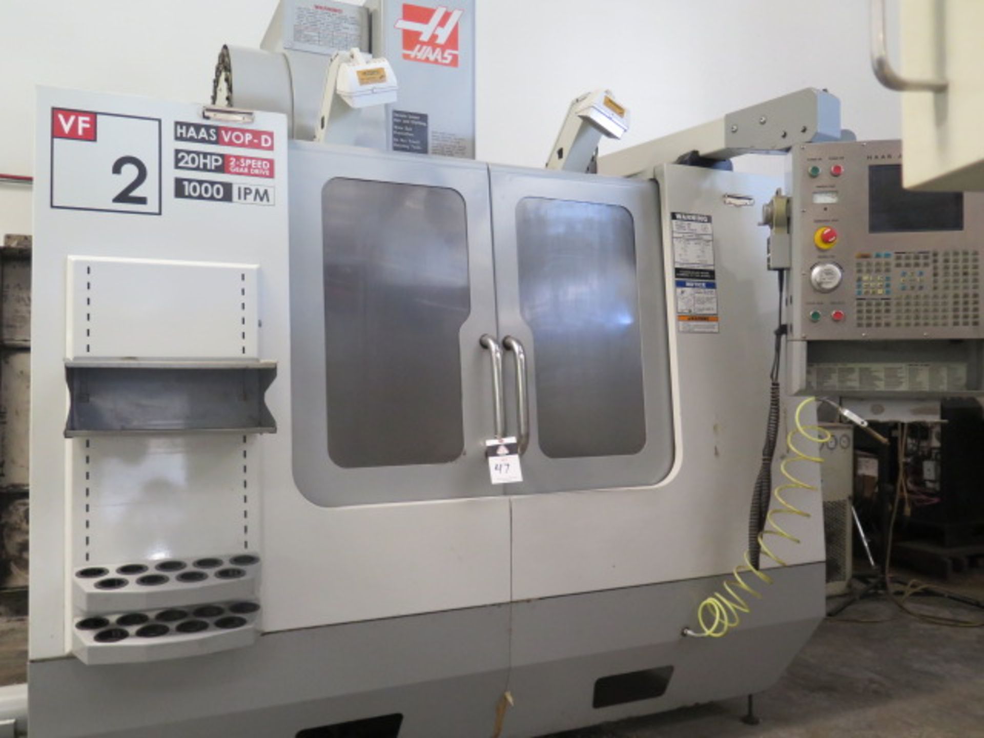 2006 Haas VF-2B 4-Axis CNC VMC s/n 48111 w/ Haas Controls, Hand Wheel, 24-Station ATC, SOLD AS IS - Image 2 of 18