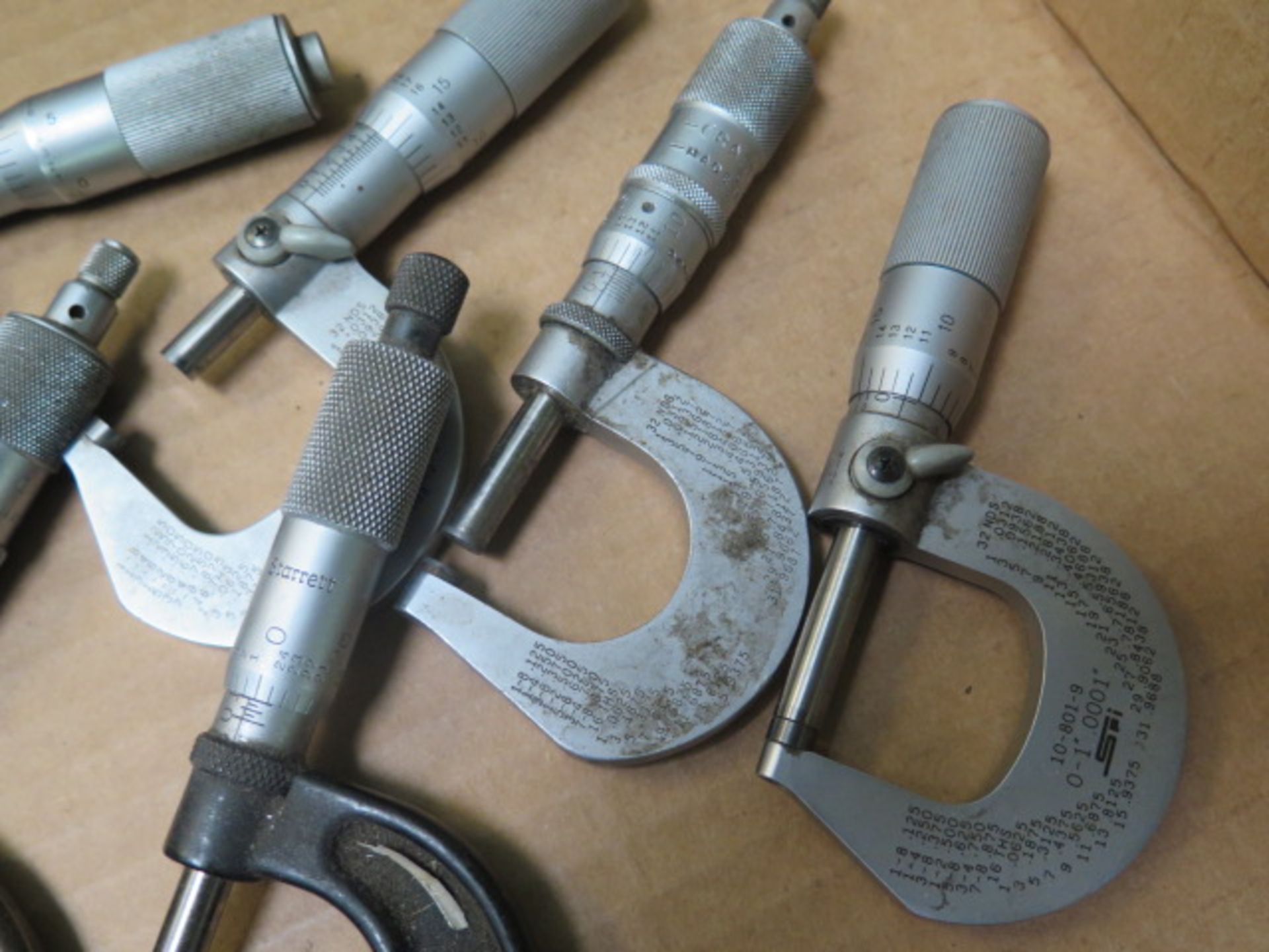 Starrett and SPI OD Mics (7) (SOLD AS-IS - NO WARRANTY) - Image 3 of 6