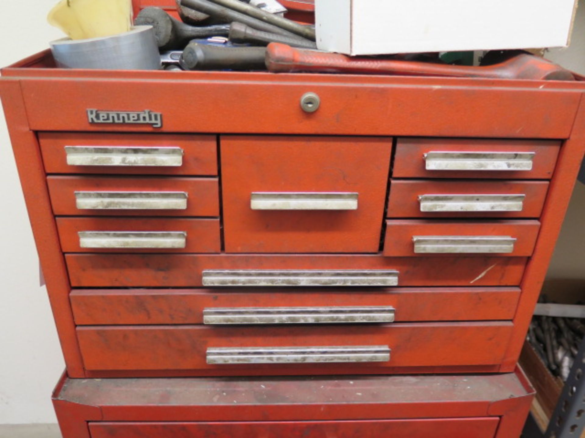 Kennedy/Lumidor Roll-A-Way Tool Box w/ Tools (SOLD AS-IS - NO WARRANTY) - Image 2 of 11