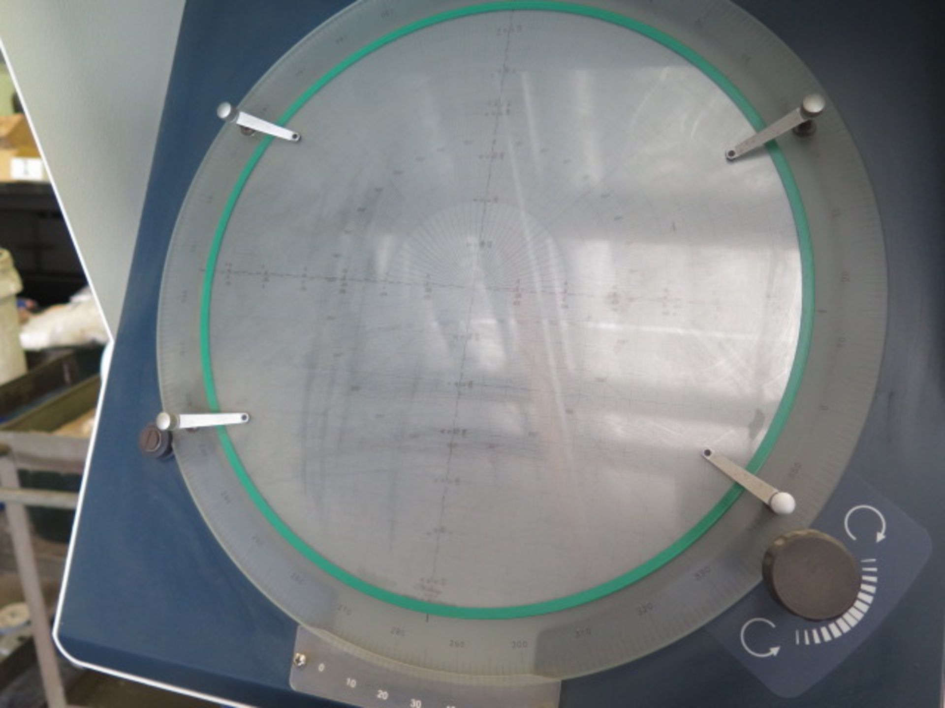 Mitutoyo PH-A14 14” Optical Comparator s/n 507019 w/ QM-DATA200 Programmable DRO, SOLD AS IS - Image 7 of 15