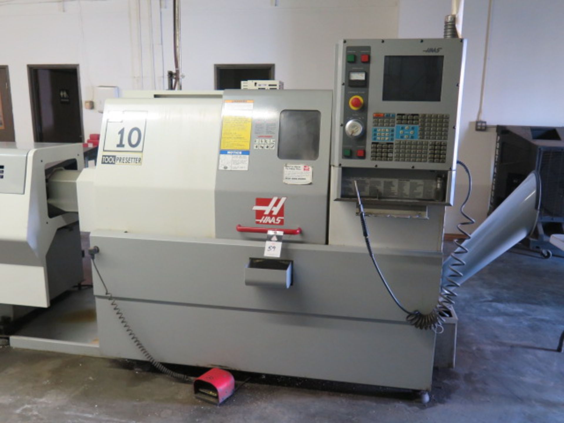 2004 Haas SL-10 CNC Turning Center s/n 68182, Tool Presetter, 12-Station Turret, SOLD AS IS