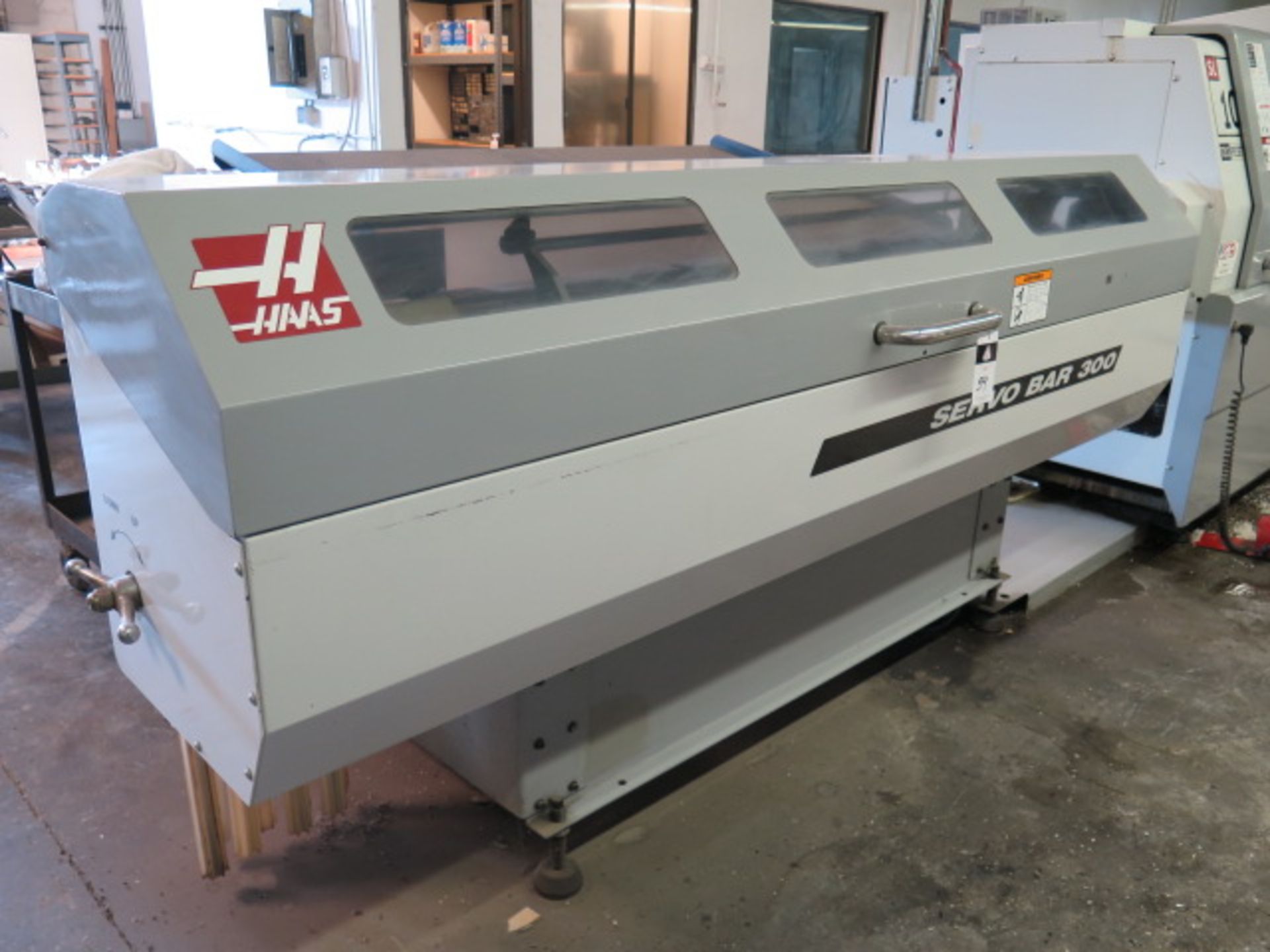 Haas Servobar 300 Automatic Bar Loader / Feeder s/n 92045 w/ Spindle Liner Set (SOLD AS-IS - NO WARR - Image 3 of 11