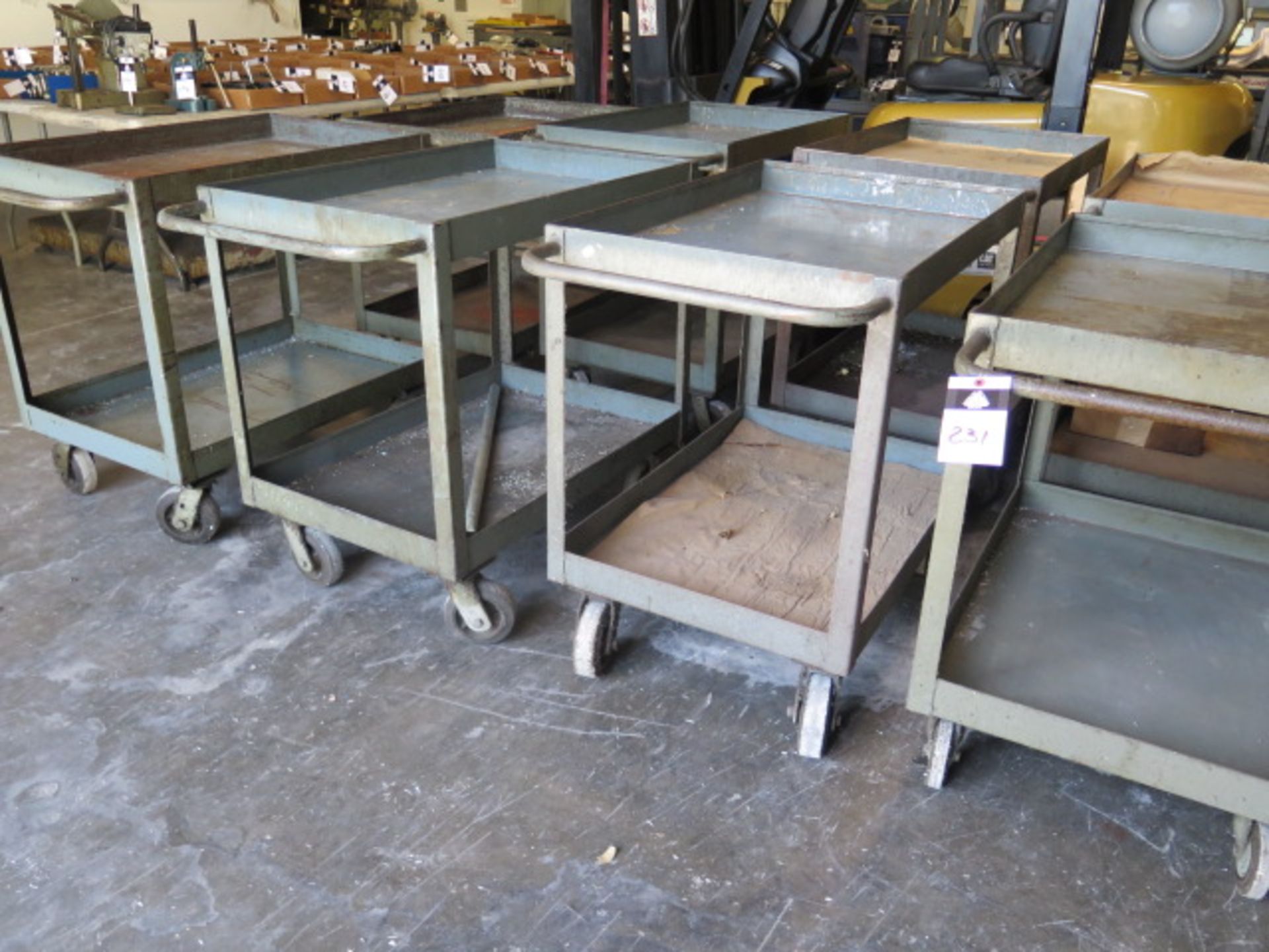 Heavy Duty Shop Carts (4) (SOLD AS-IS - NO WARRANTY)