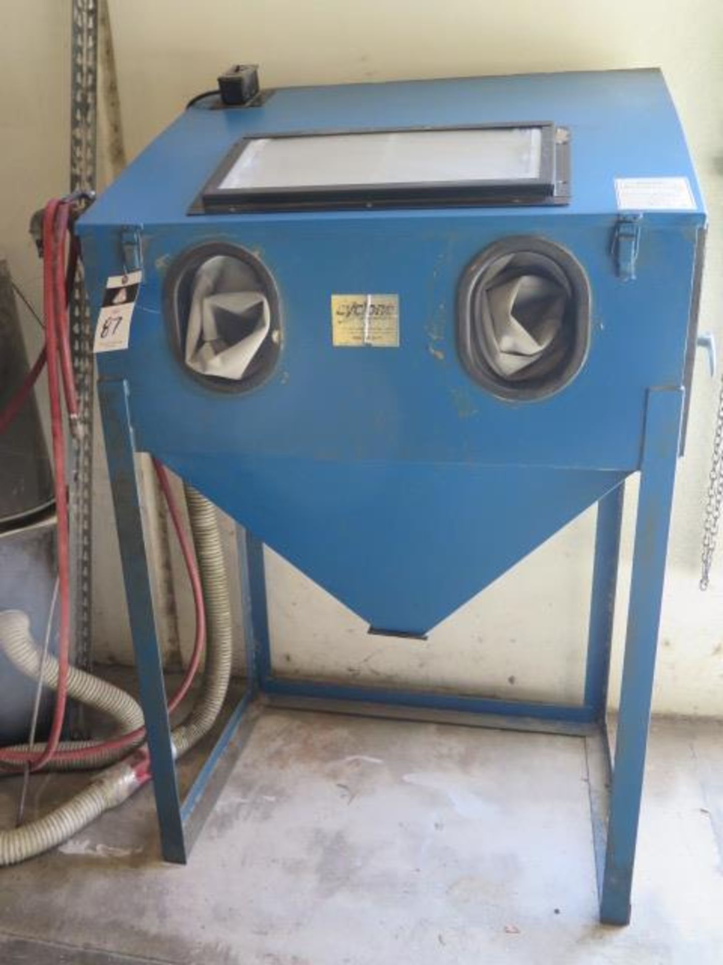 Cyclone Dry Blast Cabinet w/ Dust Collector (SOLD AS-IS - NO WARRANTY) - Image 2 of 6