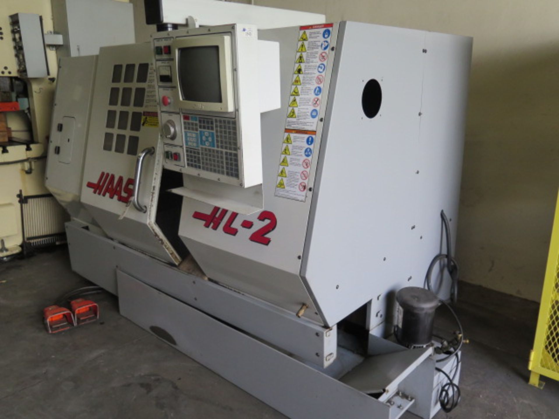1997 Haas HL-2 CNC Turning Center s/n 60729, 10-Station Turret, Tailstock, 3750 RPM, SOLD AS IS - Image 2 of 14
