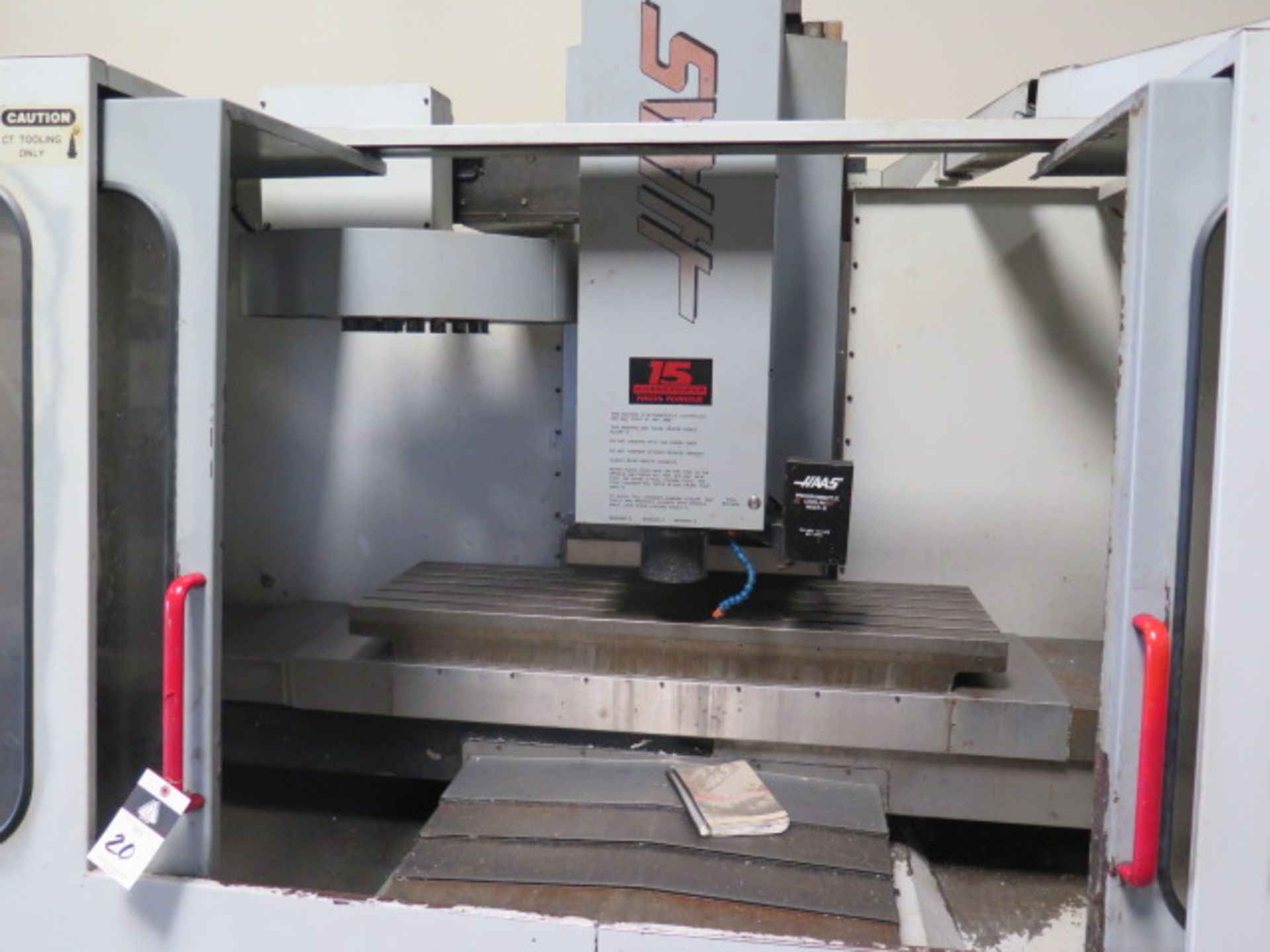 1995 Haas VF-4 4-Axis CNC VMC s/n 4478 w/ Haas Controls, 20-Station ATC, CAT-40, SOLD AS IS - Image 6 of 16