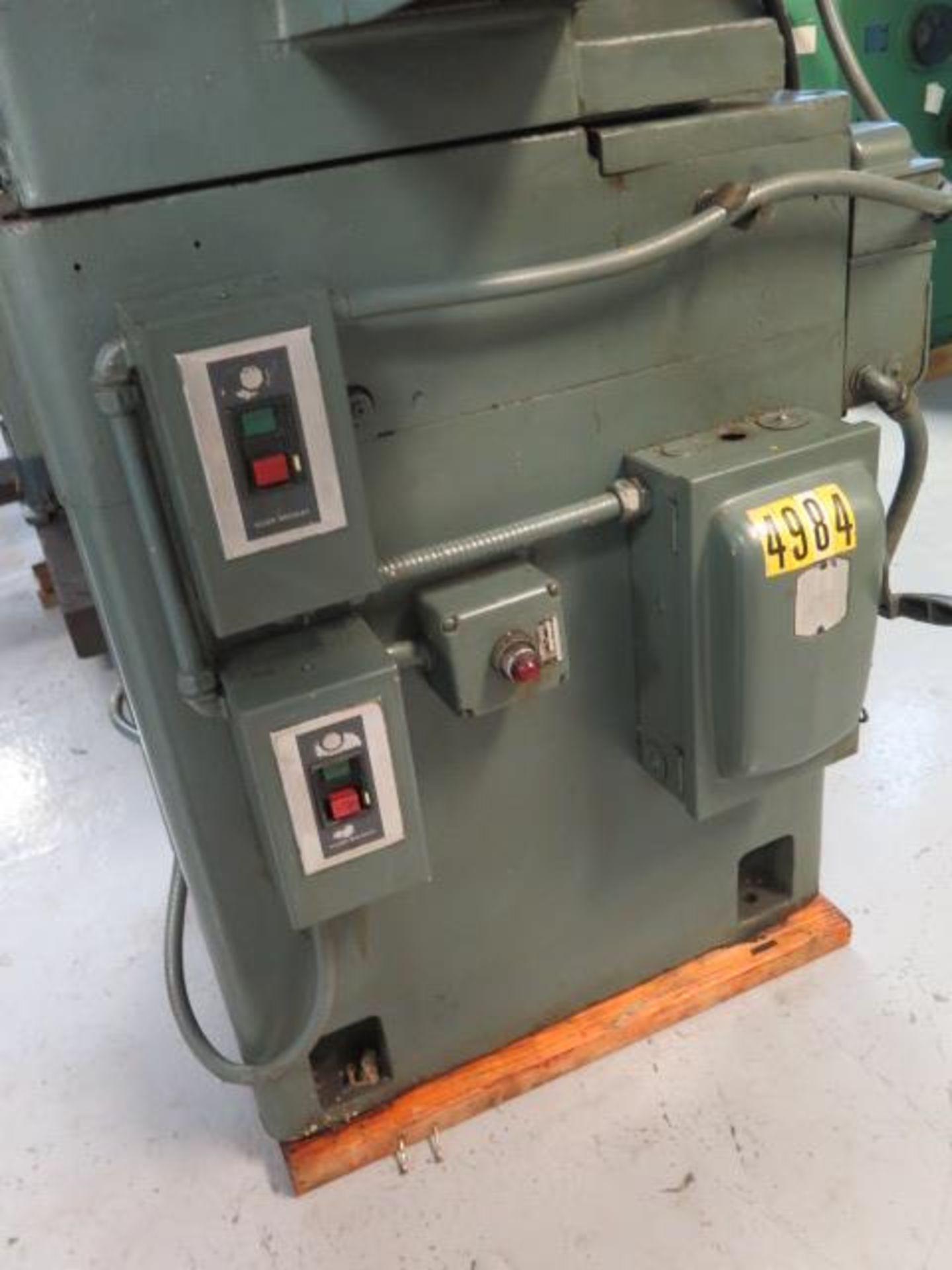Reid 618HA 6” x 18” Hydraulic Surface Grinder s/n 14850 w/ 6” x 12” Mag Chuck, Coolant SOLD AS IS - Image 8 of 10