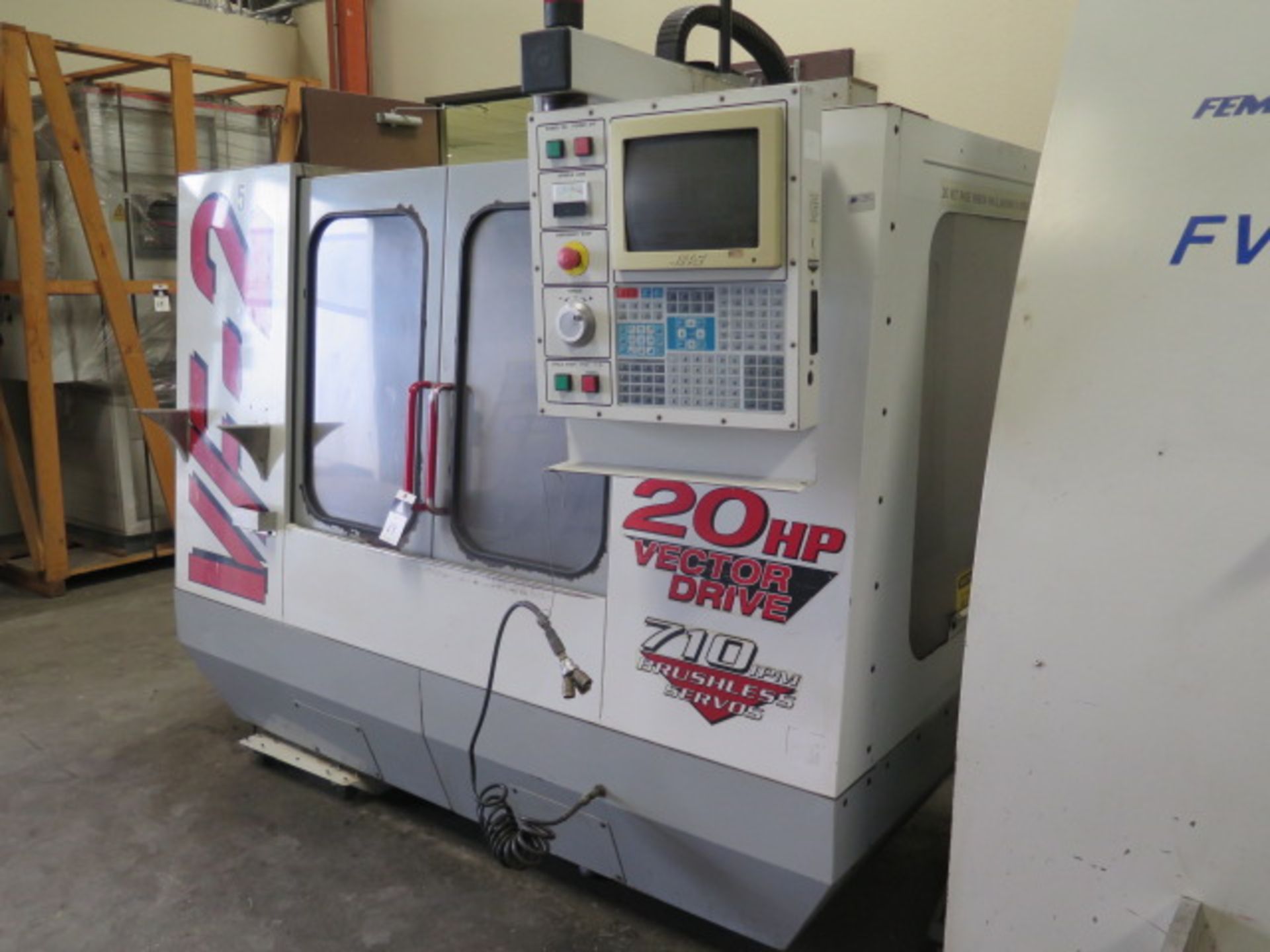 1998 Haas VF-2 4-Axis CNC VMC s/n 14672 w/ Haas Controls, 20-Station ATC, SOLD AS IS - Image 2 of 22