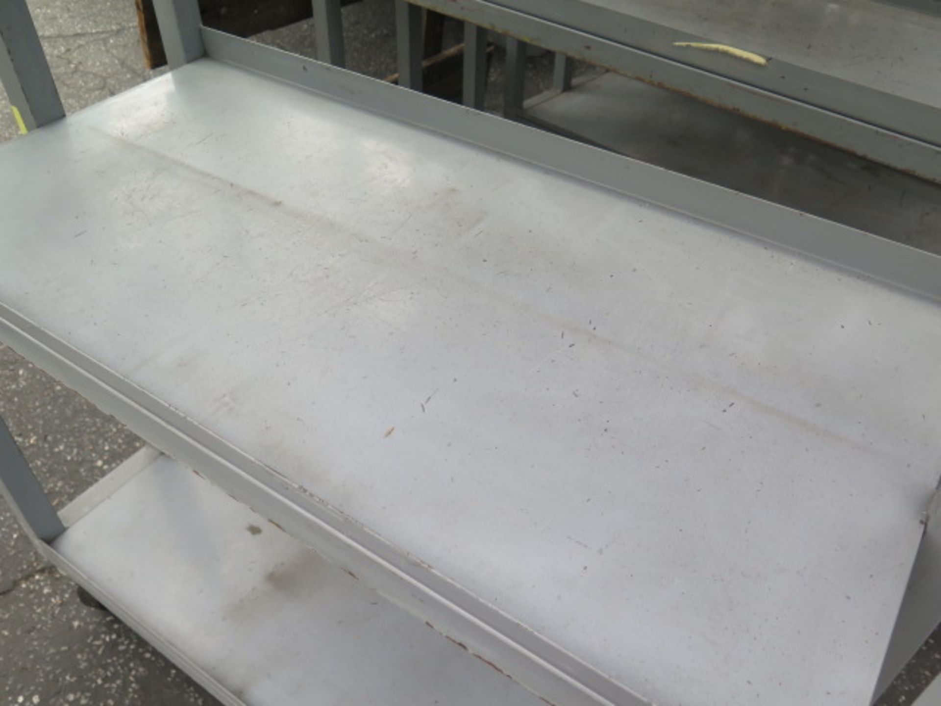 Heavy Duty Rolling Steel Shelves (5) (SOLD AS-IS - NO WARRANTY) - Image 6 of 7