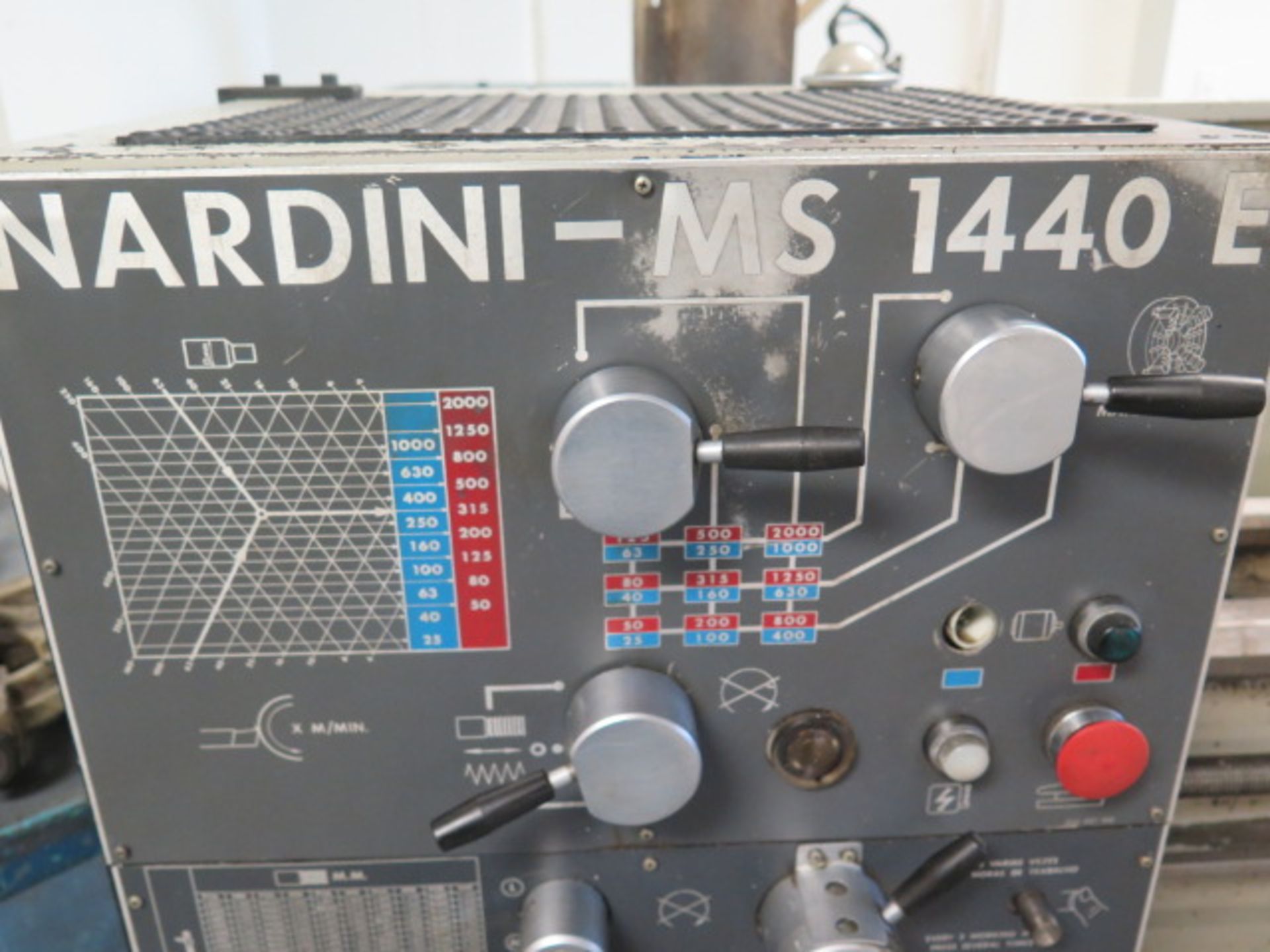 Nardini MS1440E “Mascote” 14” x 40” Geared Lathe w/ 25-2000 RPM,Inch/mm Thread, Tailstock,SOLD AS IS - Image 3 of 21