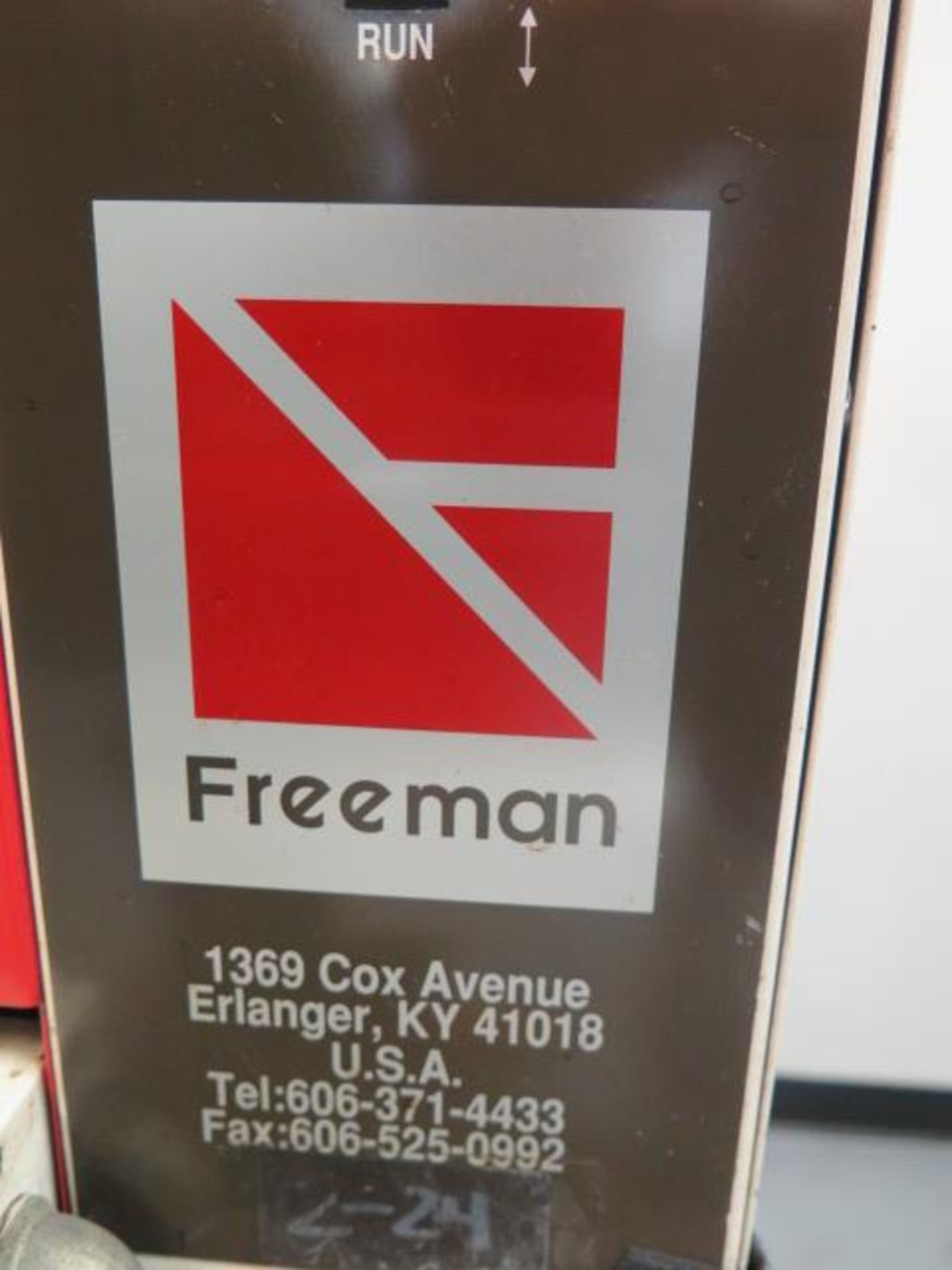 Freeman mdl. 76M Heated Platen Press (Embossing) w/ 20” x 31” Bolster, 12” x 15 ¼” Ram, SOLD AS IS - Image 3 of 10