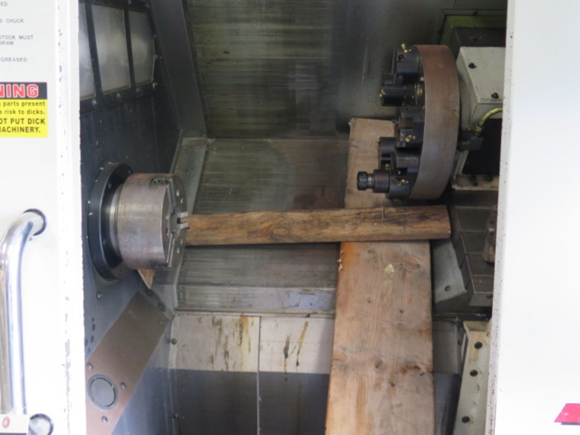 1997 Haas HL-2 CNC Turning Center s/n 60729, 10-Station Turret, Tailstock, 3750 RPM, SOLD AS IS - Image 7 of 14