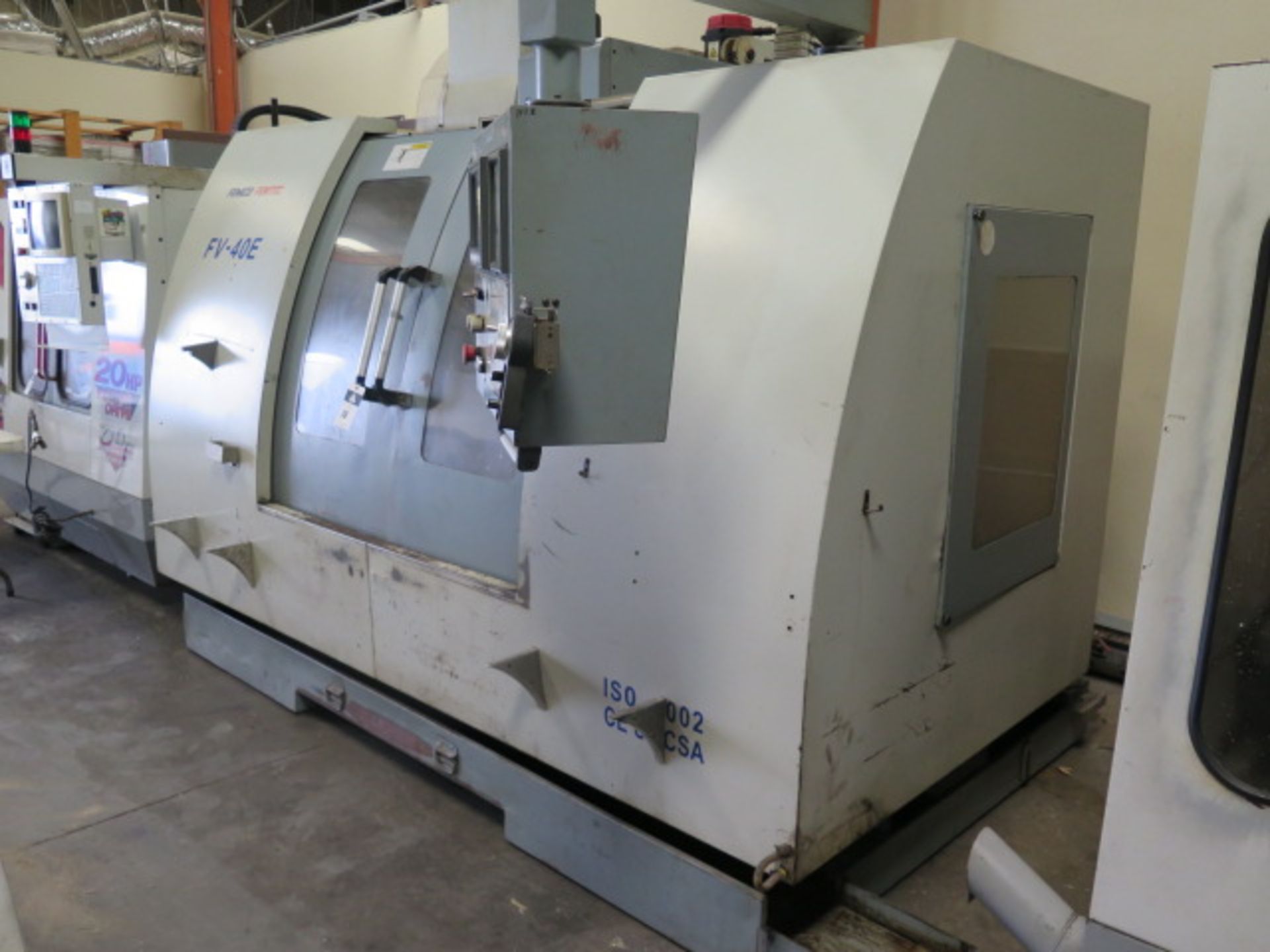 2002 Femco – Femtec FV-40E CNC Vertical Machining Center s/n 70444 w/Fanuc 0-MC Controls, SOLD AS IS - Image 2 of 22