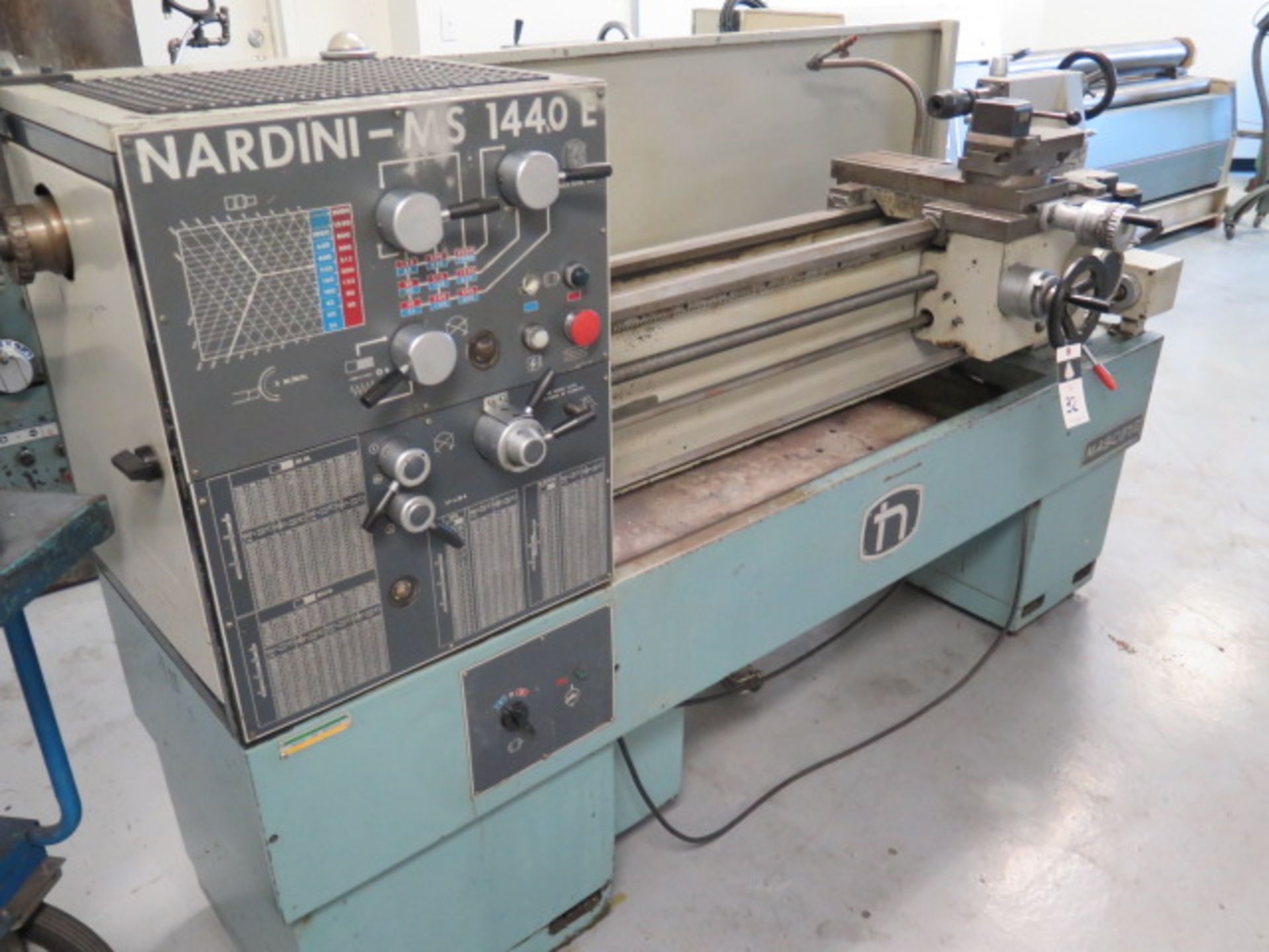 Nardini MS1440E “Mascote” 14” x 40” Geared Lathe w/ 25-2000 RPM,Inch/mm Thread, Tailstock,SOLD AS IS - Image 2 of 21