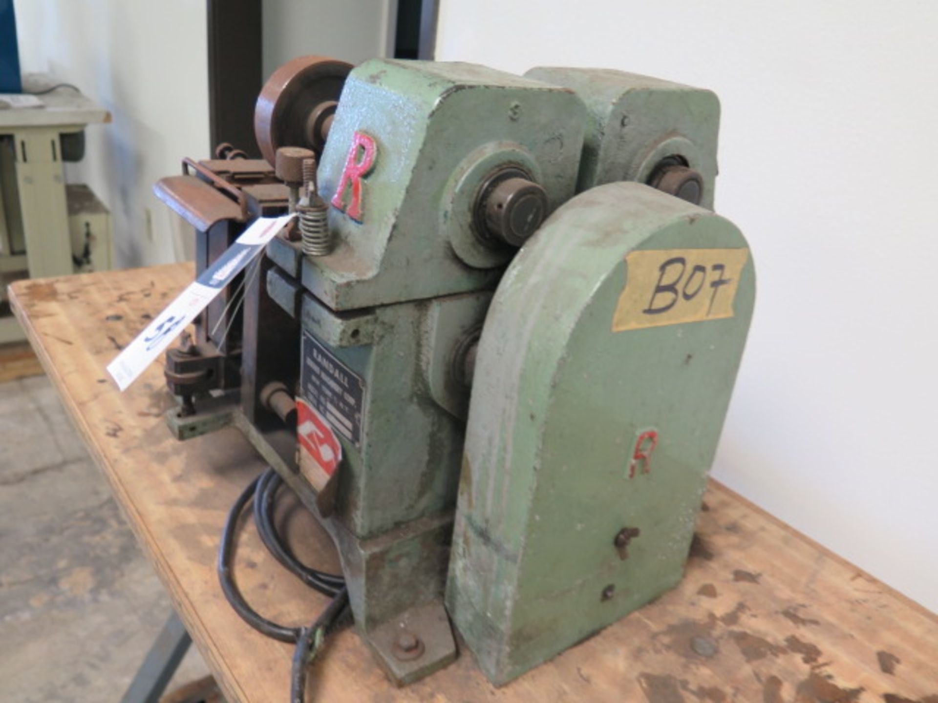 Randall NSB Leather Belt Beveling Machine s/n P6899 (SOLD AS-IS - NO WARRANTY) - Image 4 of 9