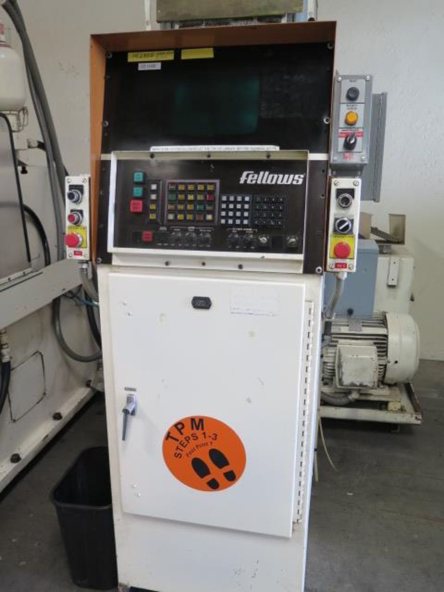 Fellows “Hydrostroke” CNC Gear Shaper w/ Fellows CNC Controls, Hydr Unit, Cooling Unit, SOLD AS IS - Image 5 of 12