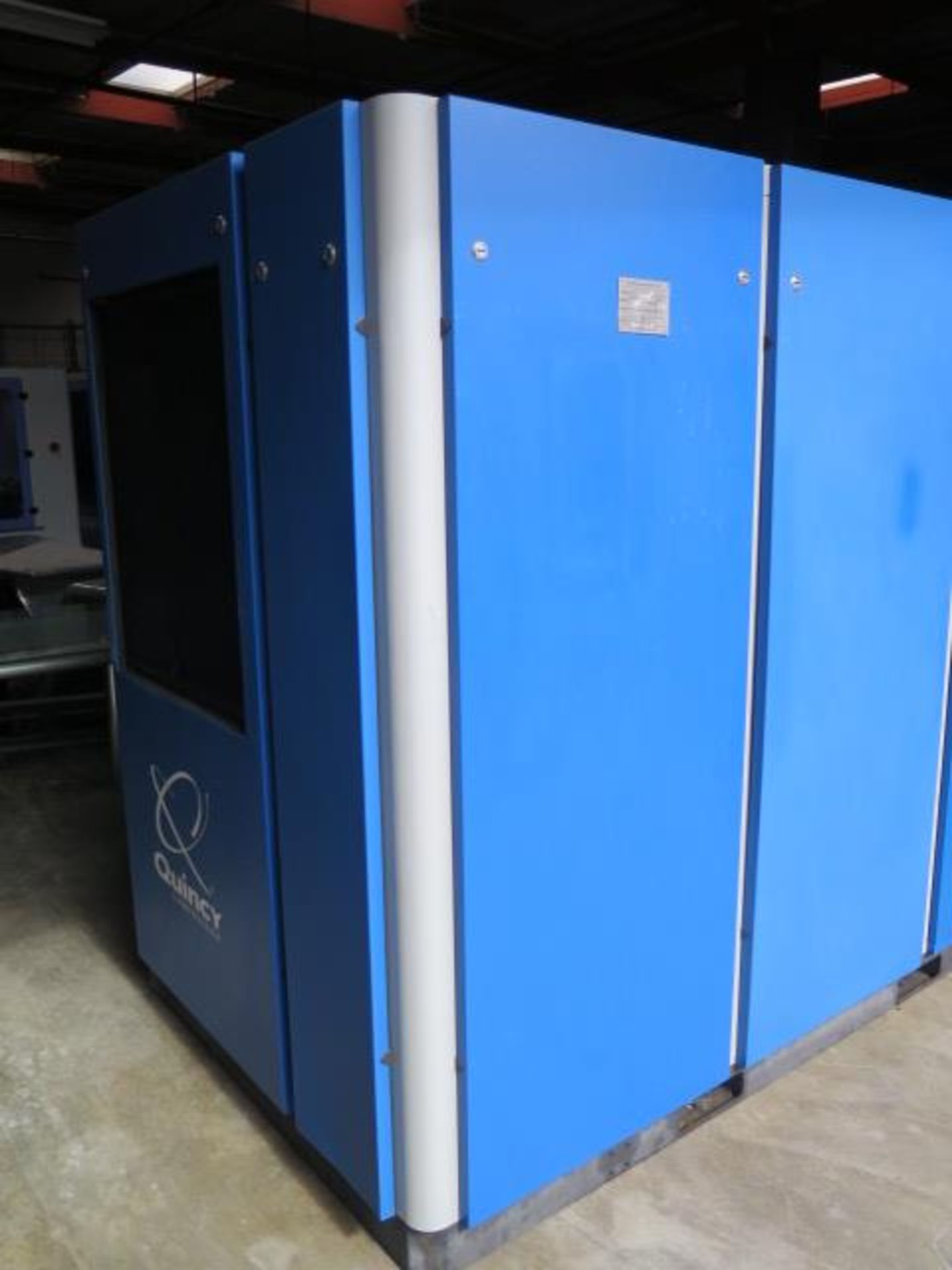 2014 QGV-75 75 Hp Rotary Air Compressor s/nBU1202150070 w/ Siemens Touch Panel Controls, SOLD AS IS - Image 3 of 11