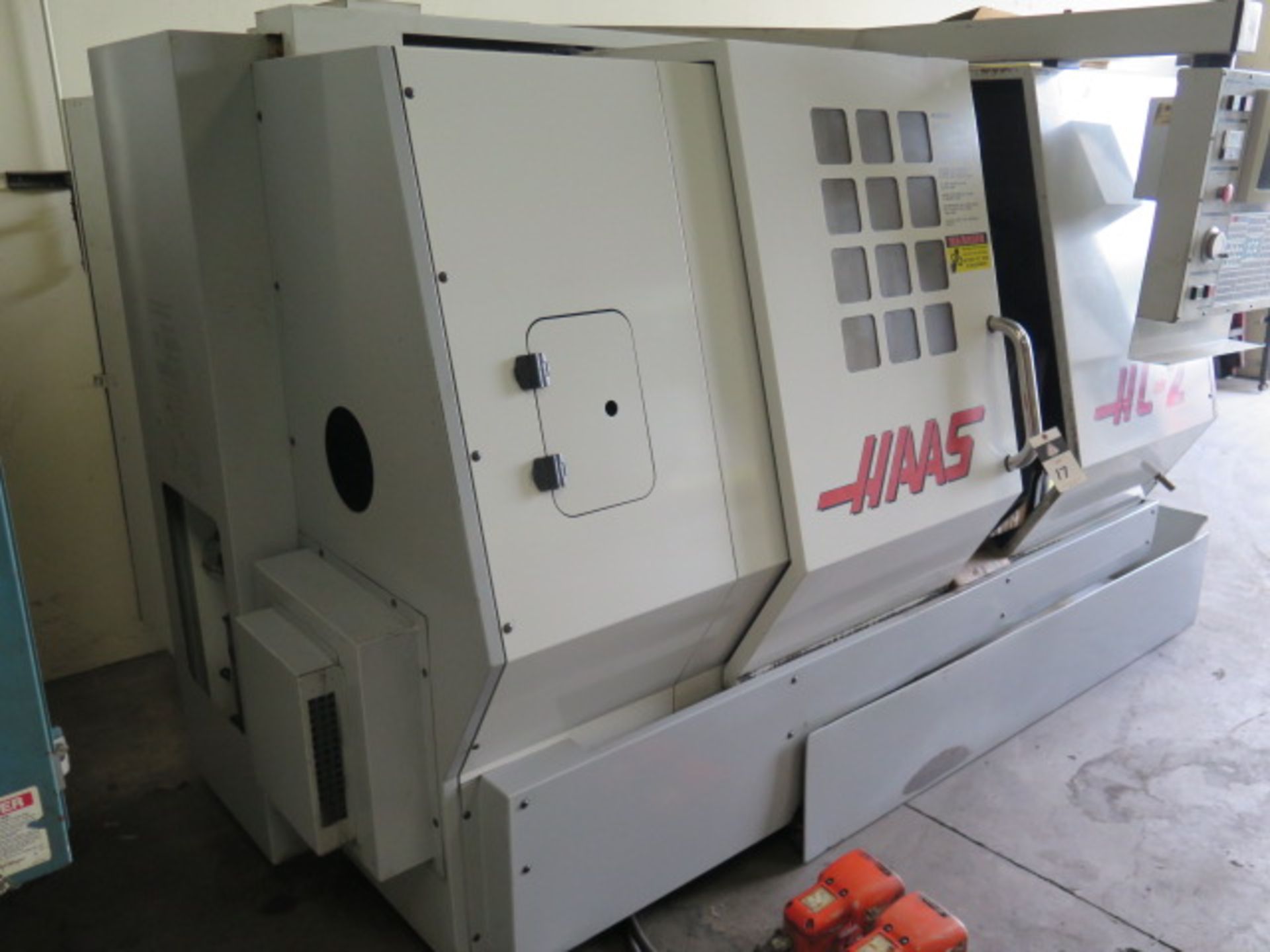 1997 Haas HL-2 CNC Turning Center s/n 60729, 10-Station Turret, Tailstock, 3750 RPM, SOLD AS IS - Image 3 of 14