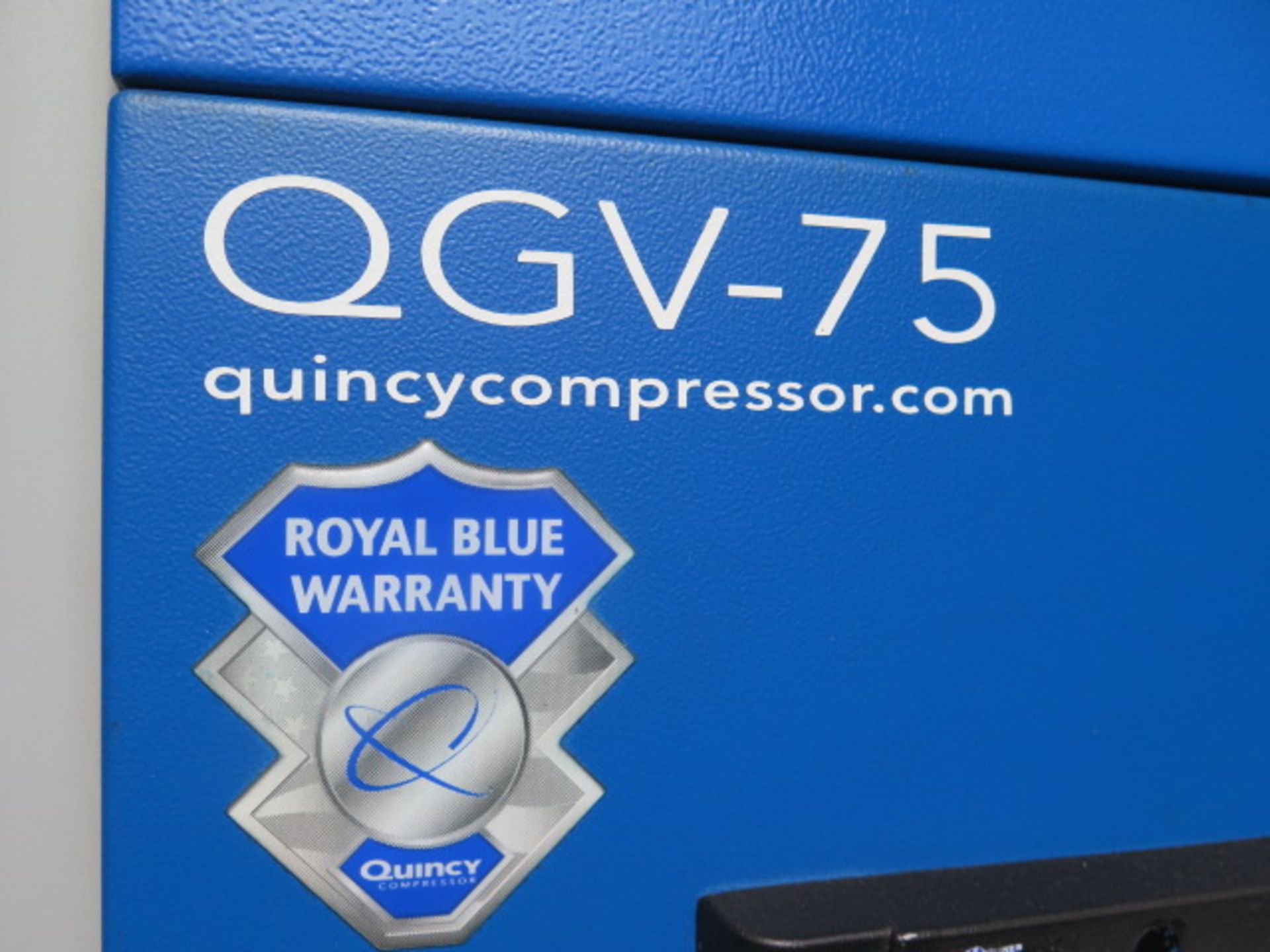 2014 QGV-75 75 Hp Rotary Air Compressor s/nBU1202150070 w/ Siemens Touch Panel Controls, SOLD AS IS - Image 5 of 11