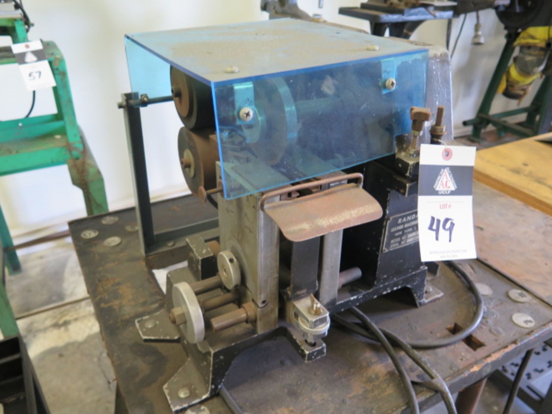 Randall NSB Leather Belt Beveling Machine s/n 2014 (SOLD AS-IS - NO WARRANTY) - Image 2 of 8