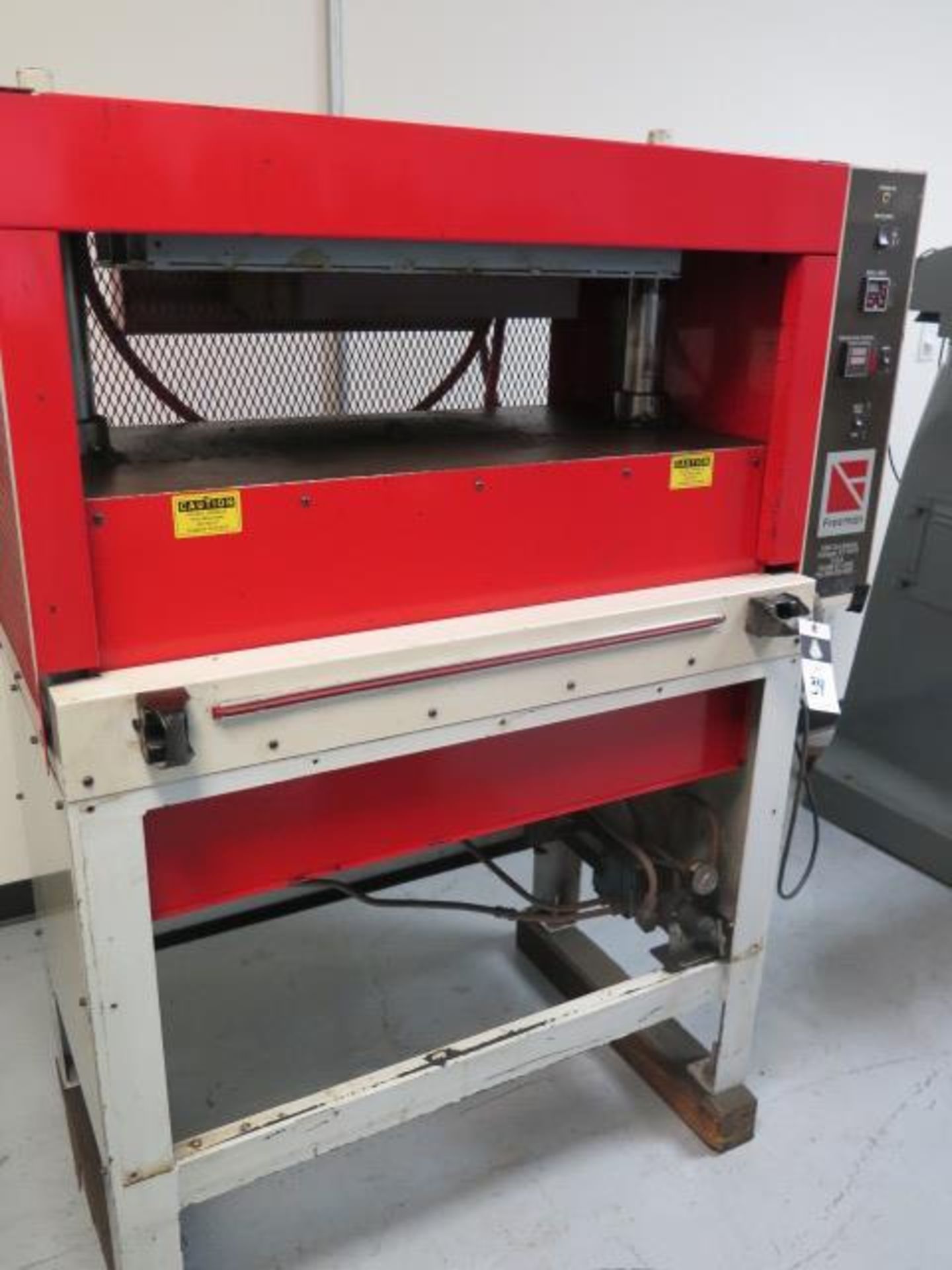 Freeman mdl. 76M Heated Platen Press (Embossing) w/ 20” x 31” Bolster, 12” x 15 ¼” Ram, SOLD AS IS - Image 2 of 10