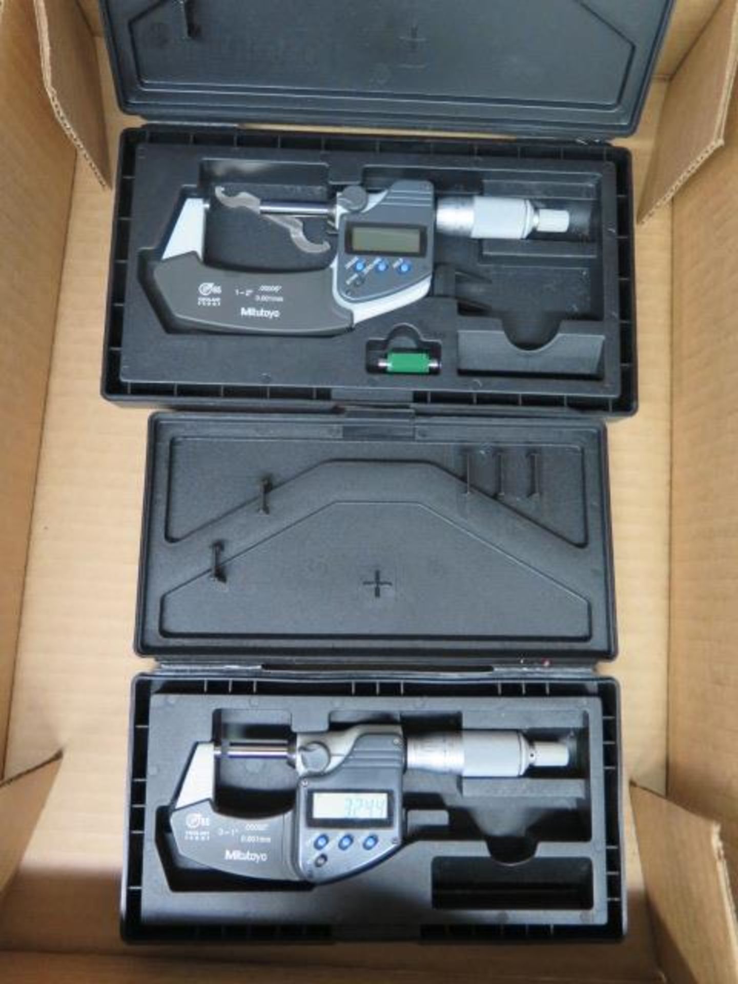 Mitutoyo 0-1" and 1"-2" Digital OD Mics (2) (SOLD AS-IS - NO WARRANTY) - Image 2 of 4