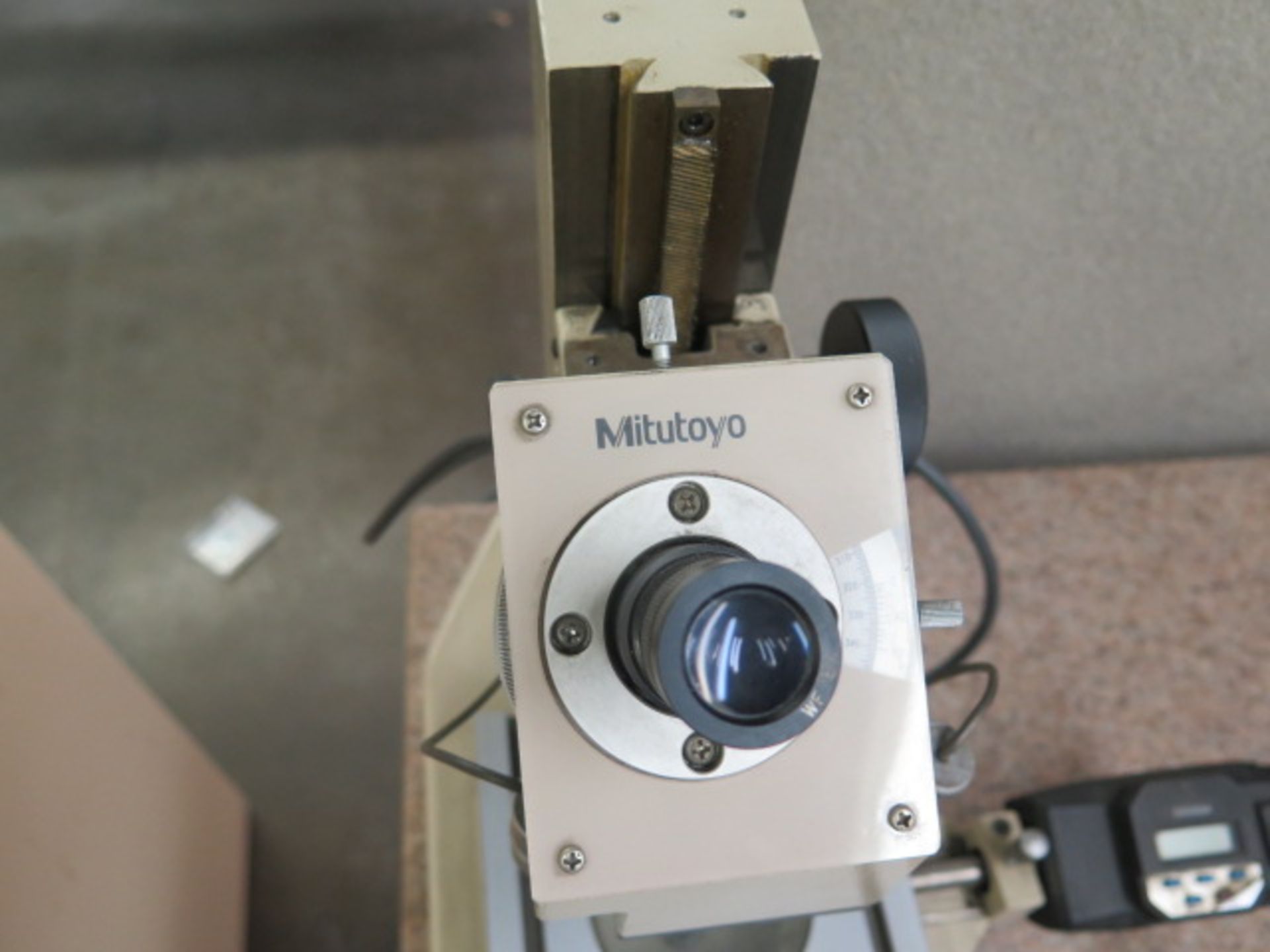 Mitutoyo Tool Makers Microscope s/n 90868 w/ Digital Mic Heads and Light Source (SOLD AS-IS - NO WAR - Image 6 of 7