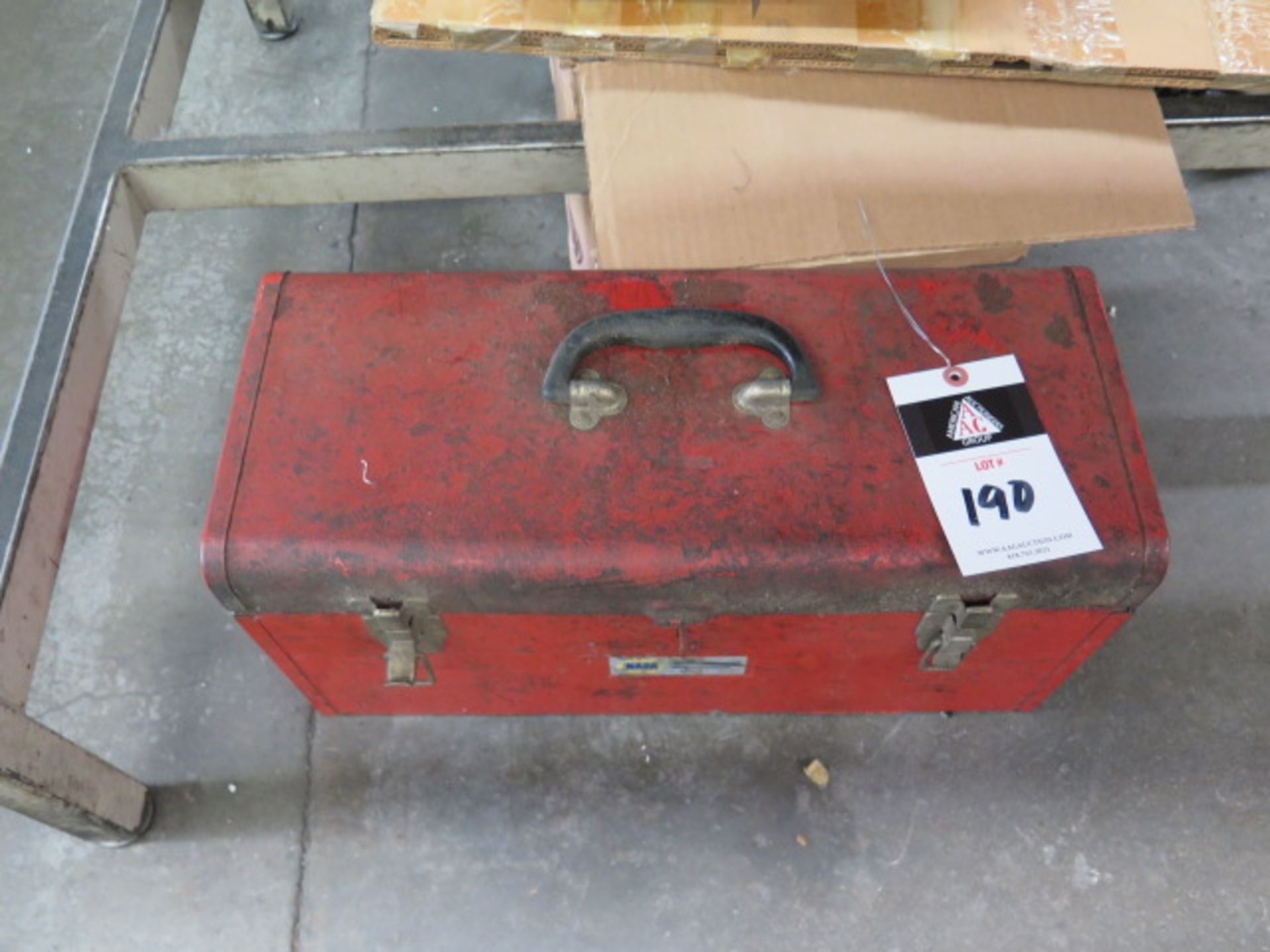 Tool Box and Shim Stock (SOLD AS-IS - NO WARRANTY)