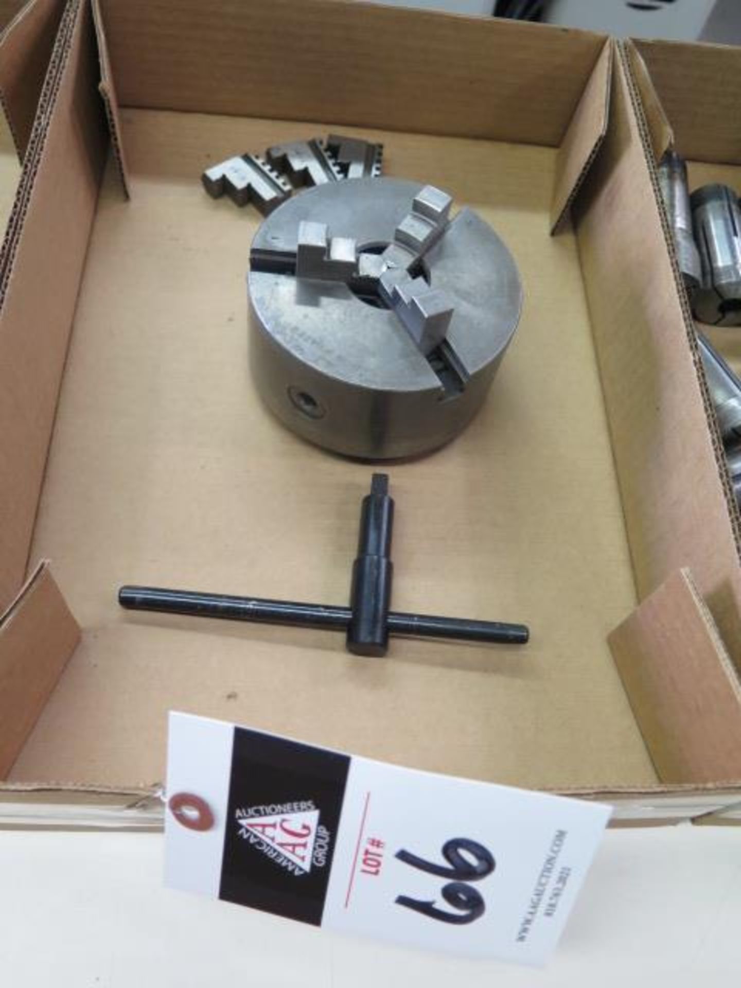 5" 3-Jaw Chuck (SOLD AS-IS - NO WARRANTY)