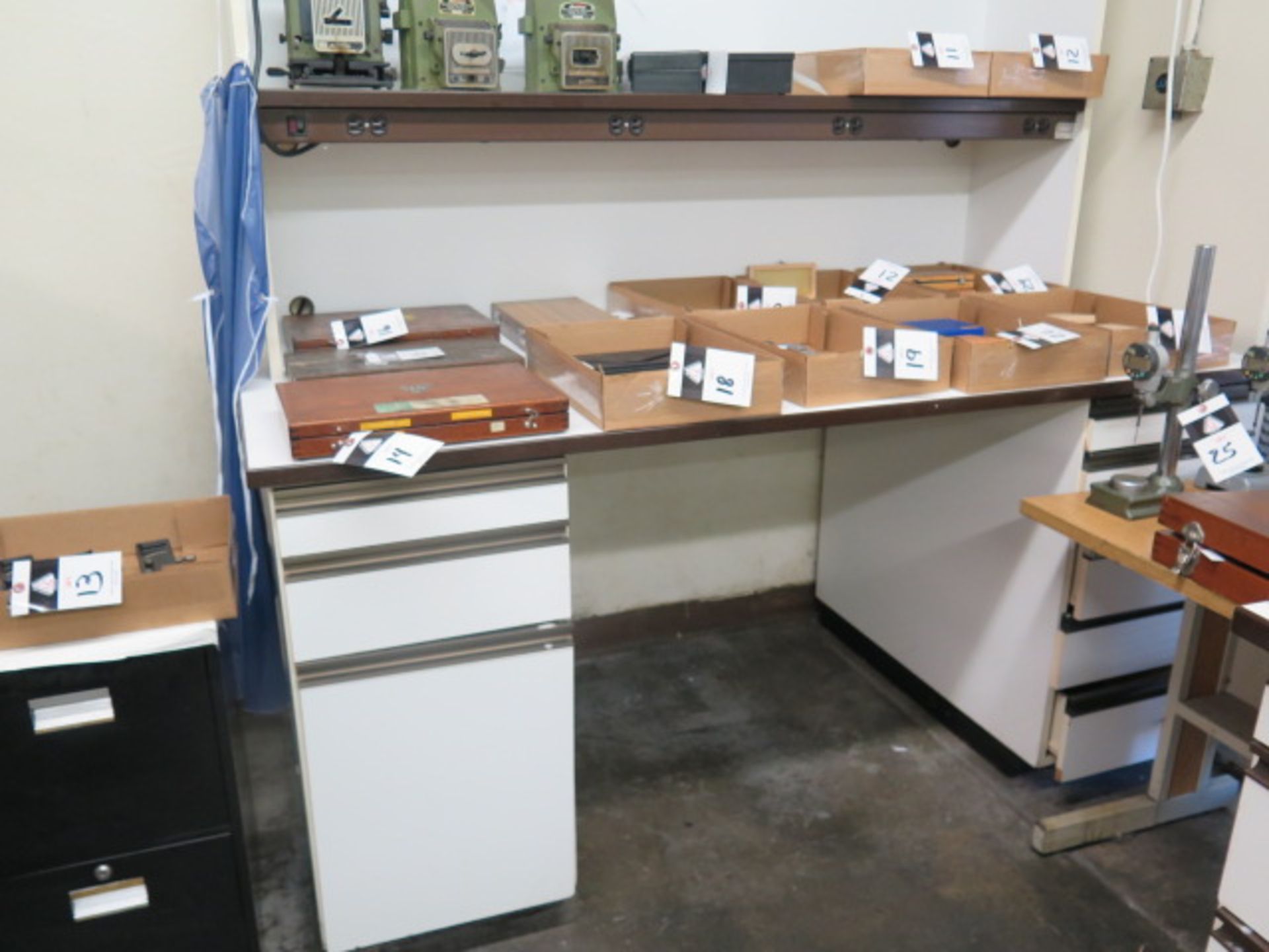 Work Benches (2) Tables (2) and File Cabinet (SOLD AS-IS - NO WARRANTY) - Image 2 of 6