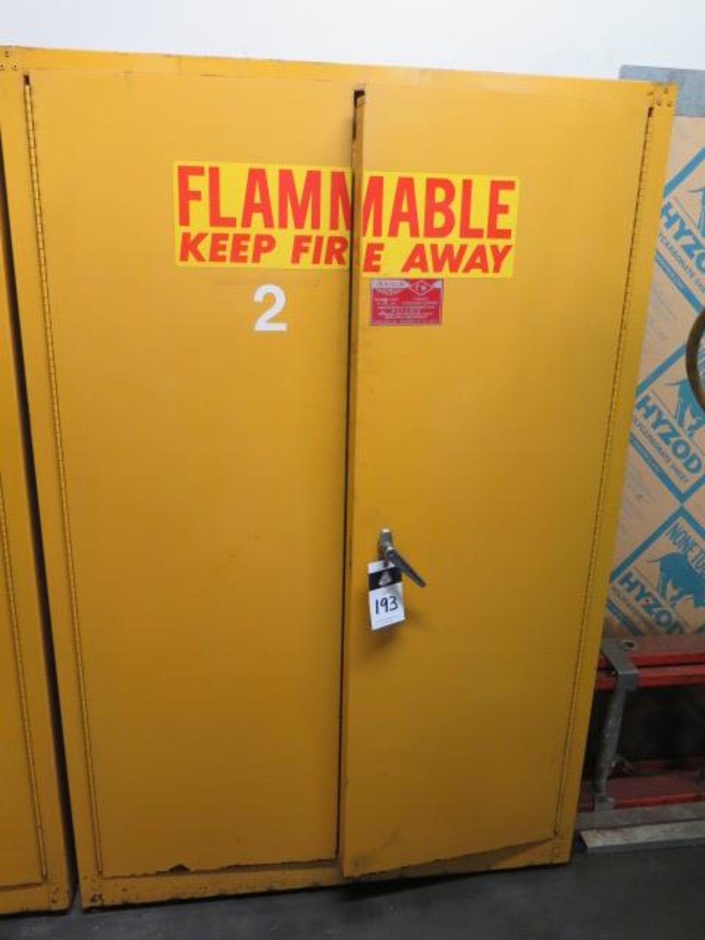 Flammables Storage Cabinet (NO CONTENTS) (SOLD AS-IS - NO WARRANTY)