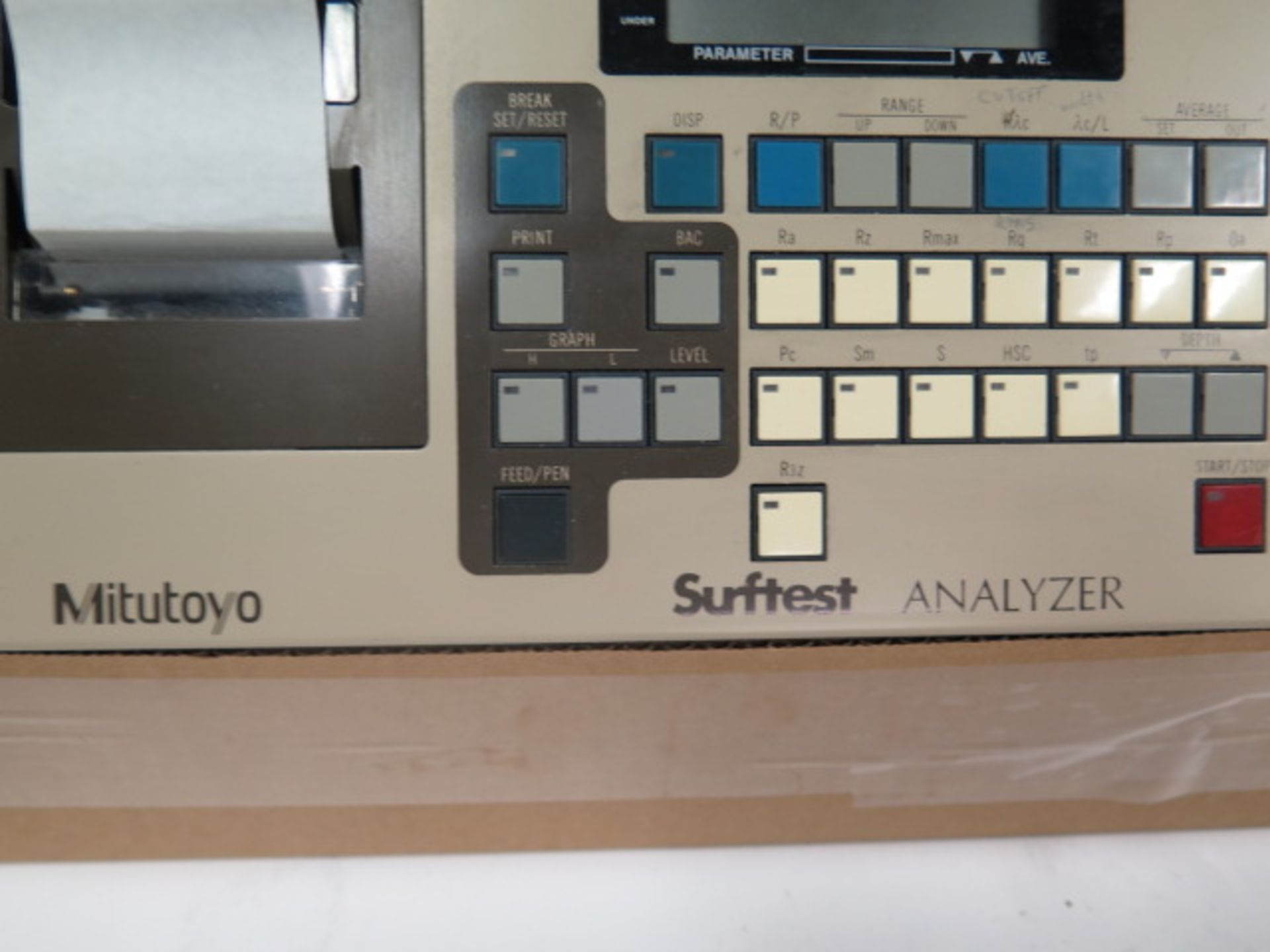 Mitutoyo Surftest-402 Digital Surface Roughness Gage w/ Digital Analyzer / Roll Printer (SOLD AS-IS - Image 7 of 7