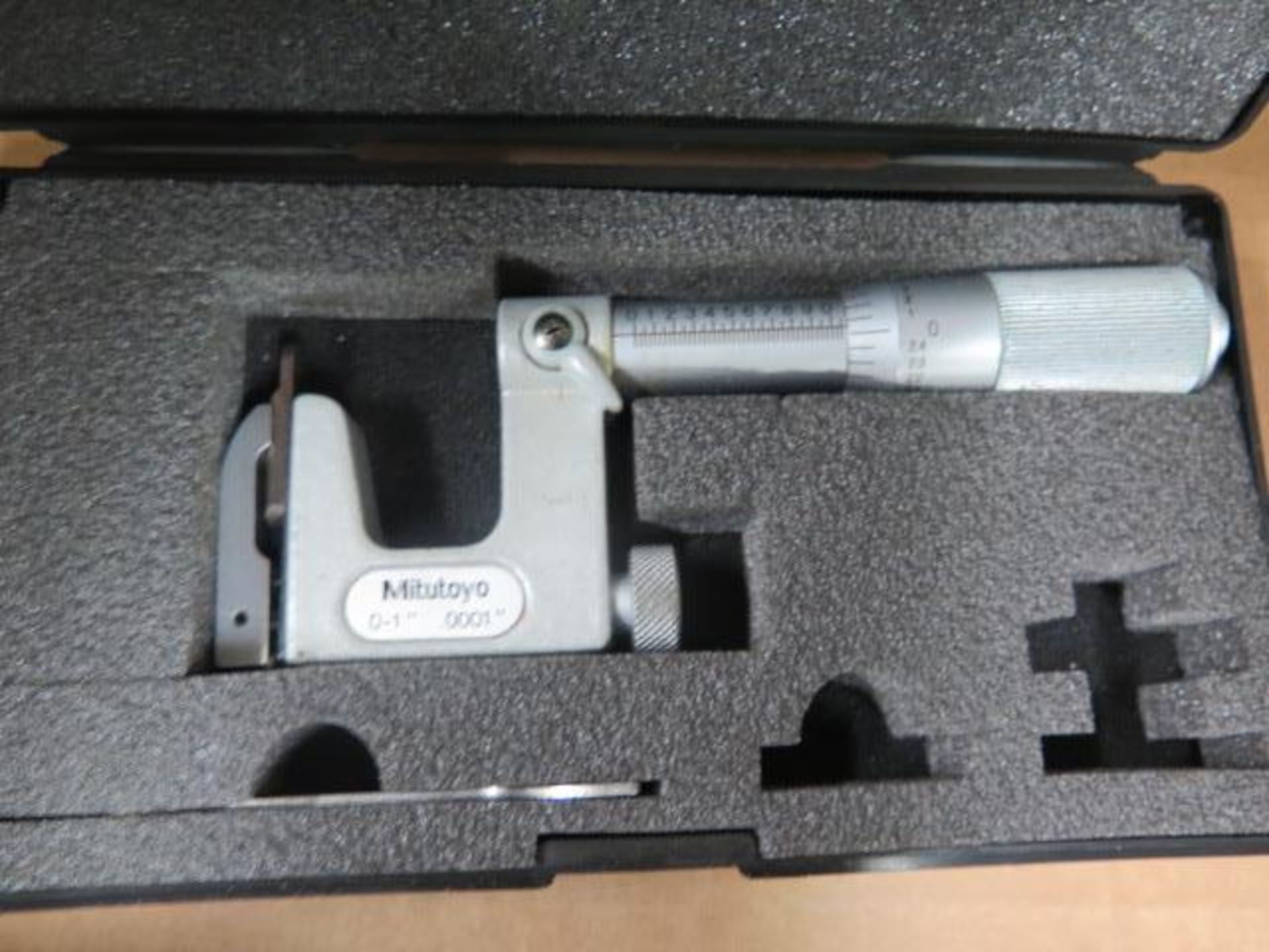 Mitutoyo 0-1" Anvil Mics (2) and Mitutoyo 0-.5" Digital Snap GAge (SOLD AS-IS - NO WARRANTY) - Image 3 of 4