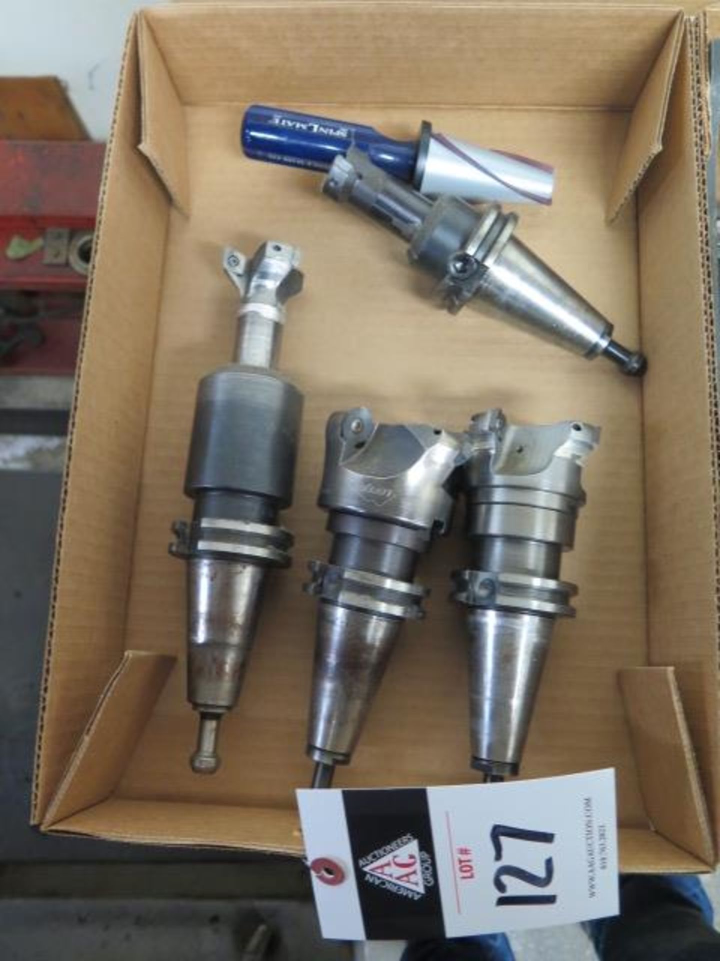 CAT-40 Insert Shell Mills and Insert Mill Tooling (4) (SOLD AS-IS - NO WARRANTY)