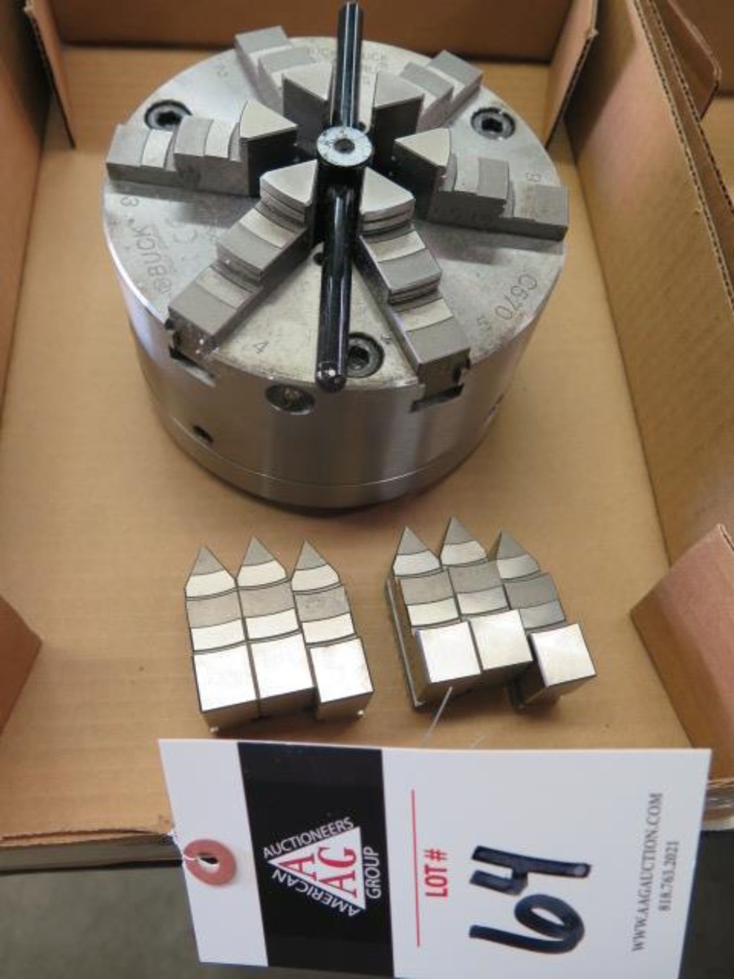 Buck 6 1/2" 6-Jaw Chuck (SOLD AS-IS - NO WARRANTY)