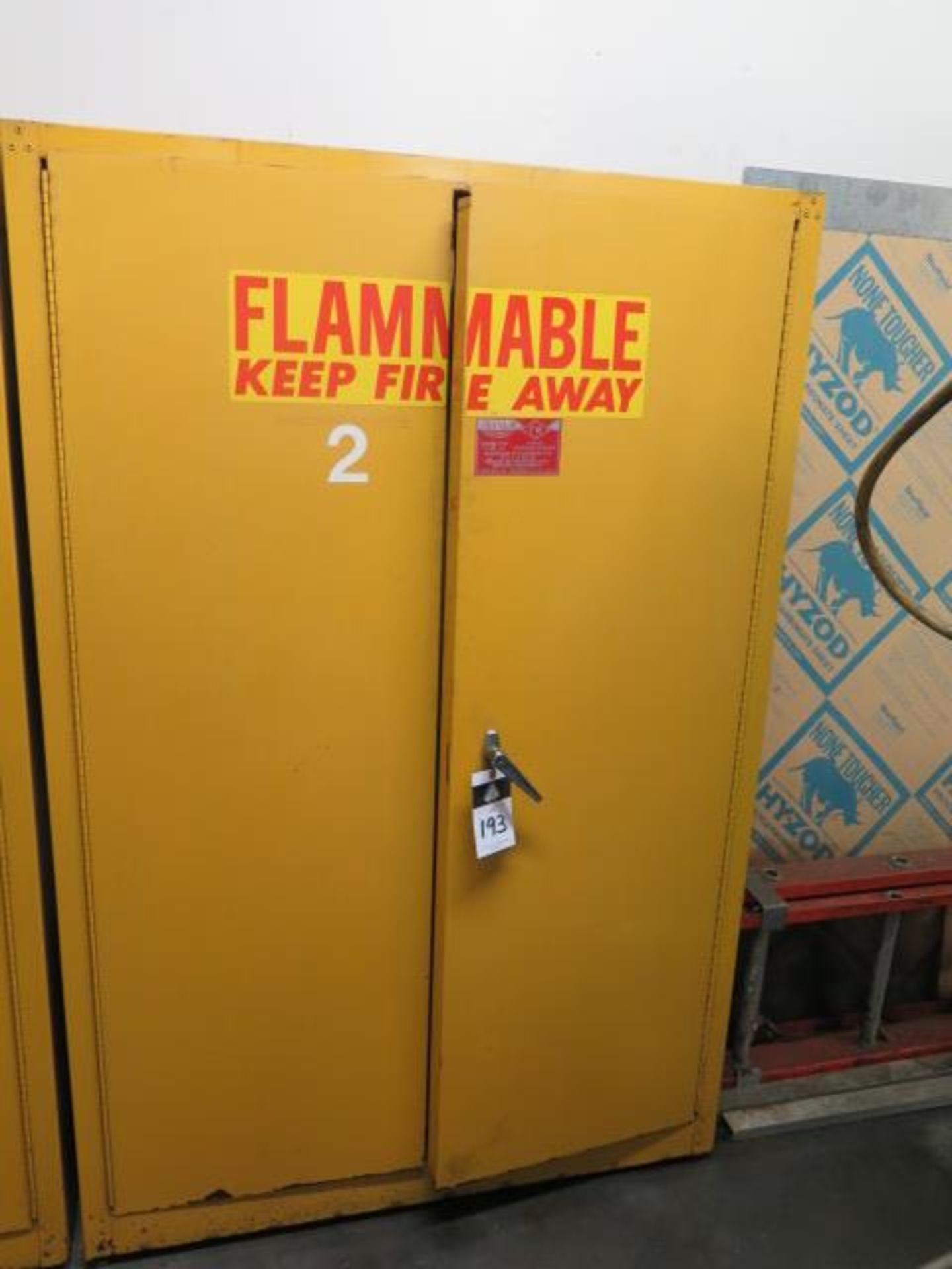 Flammables Storage Cabinet (NO CONTENTS) (SOLD AS-IS - NO WARRANTY) - Image 2 of 4